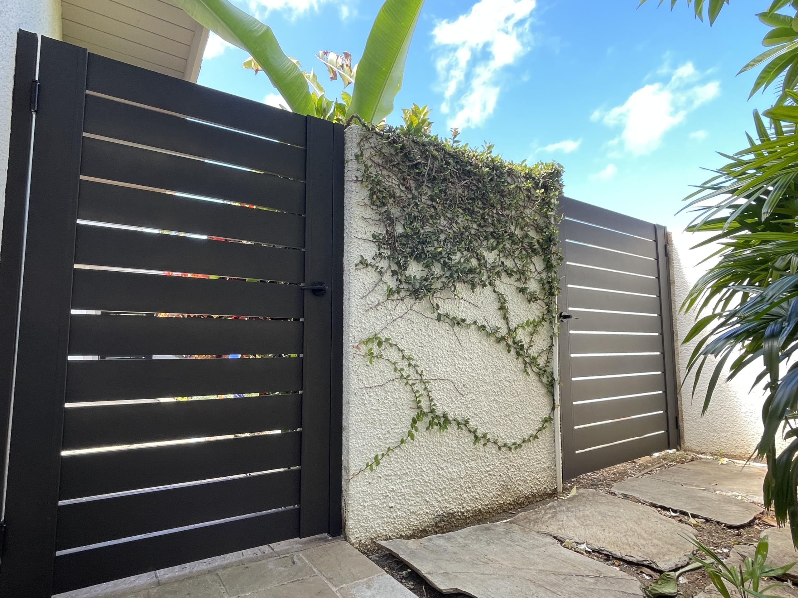 Side Up Gate Diy Side Gate Universal Aluminum Gate (Side Gate/Yard Gate) DIY Kit