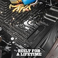 Vista 9 de Husky Liners Weatherbeater Alfombrillas de suelo Se adapta solo a Toyota Tacoma Double CAB 2005-2015 (cobertura de espacio para pies) Delantero