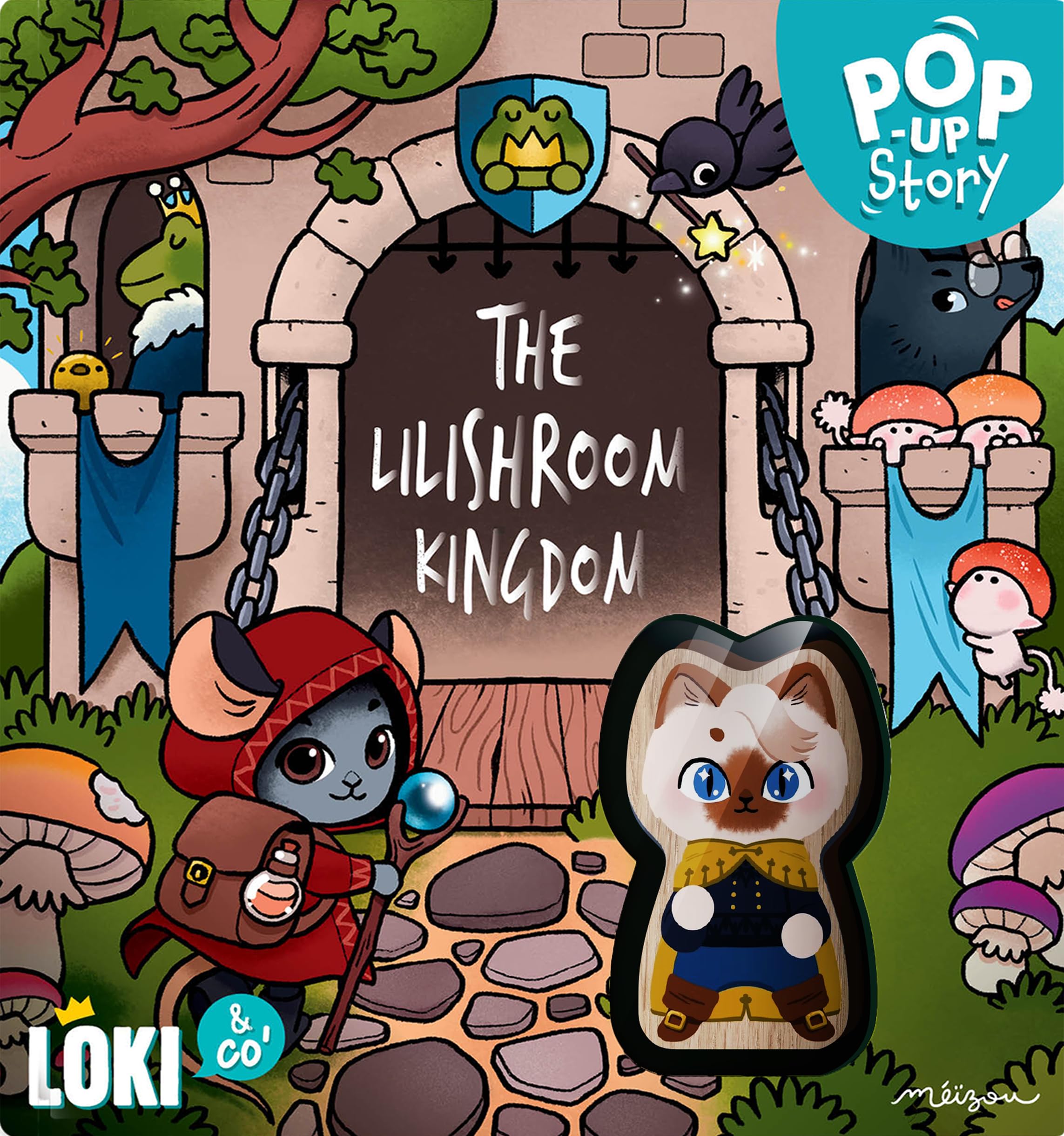 Loki | Pop-Up Story: The Lilishroom Kingdom | Immersive Children's Story Book | Ages 4-6 | 1+ Players | 20 Minutes Playing Time