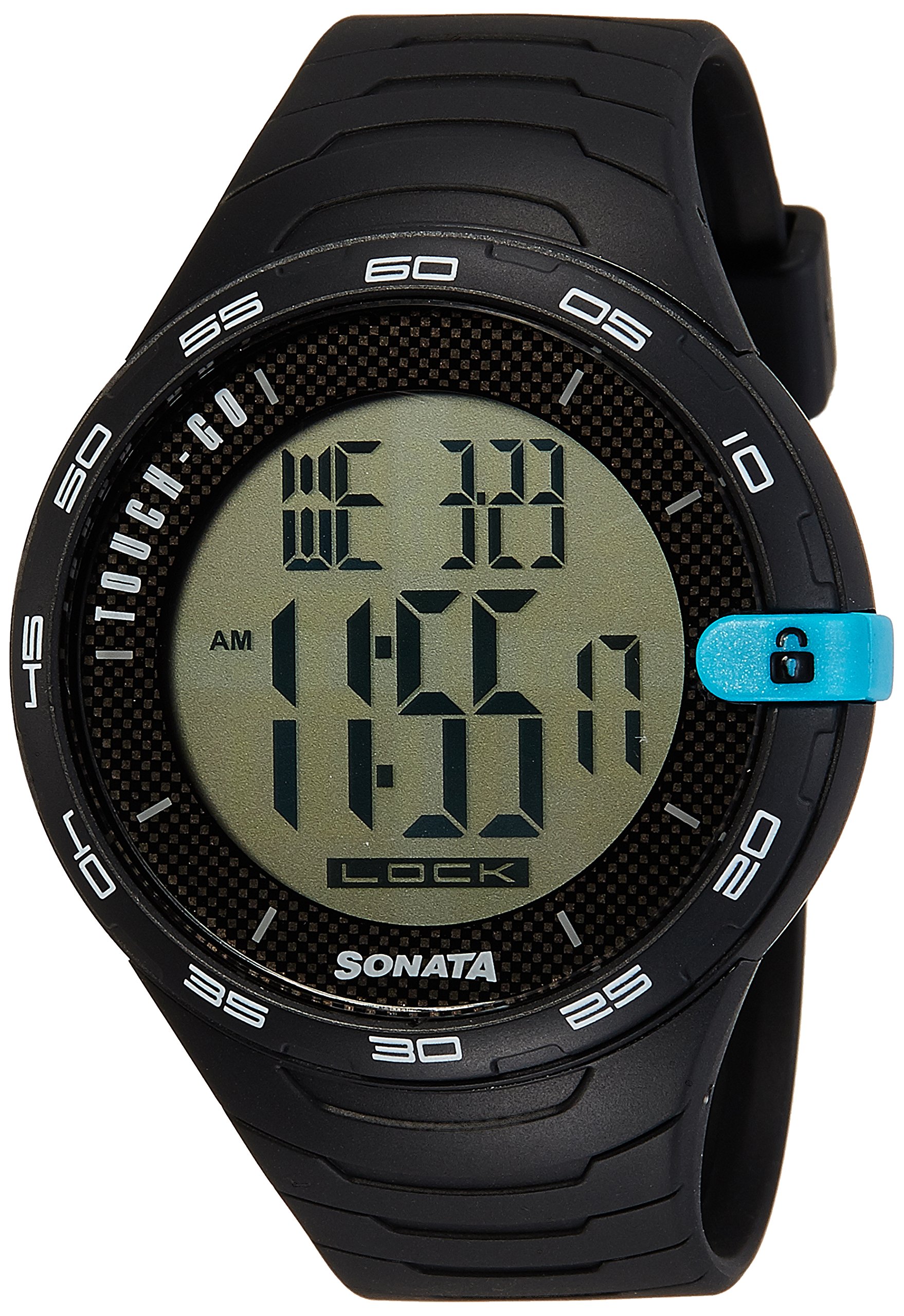Sonata Men Silicone Digital Black Dial Watch-77041Pp03J / 77041Pp03J, Band Color-Black (B01AHVBPQE) Amazon Price History, Amazon Price Tracker
