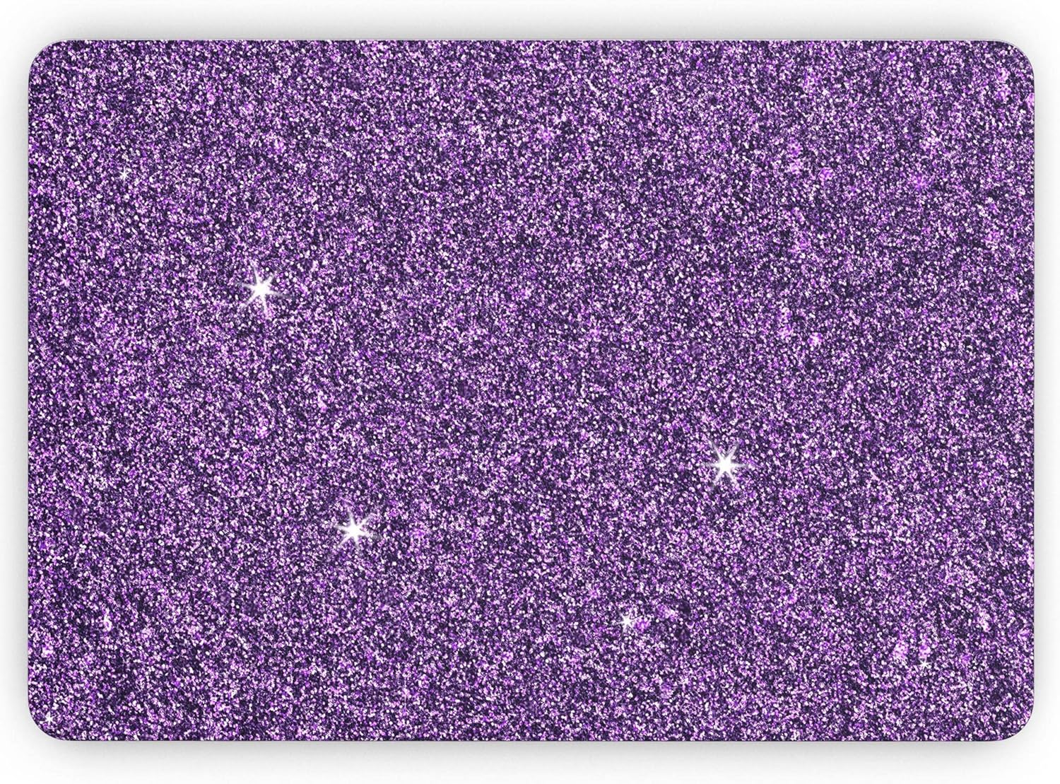 DesignSkinz - Sparkling Purple Ultra Metallic Glitter - Full-Body Wrap Protective Decal Skin Kit Compatible with MacBook 13" Pro M1 (A2338)