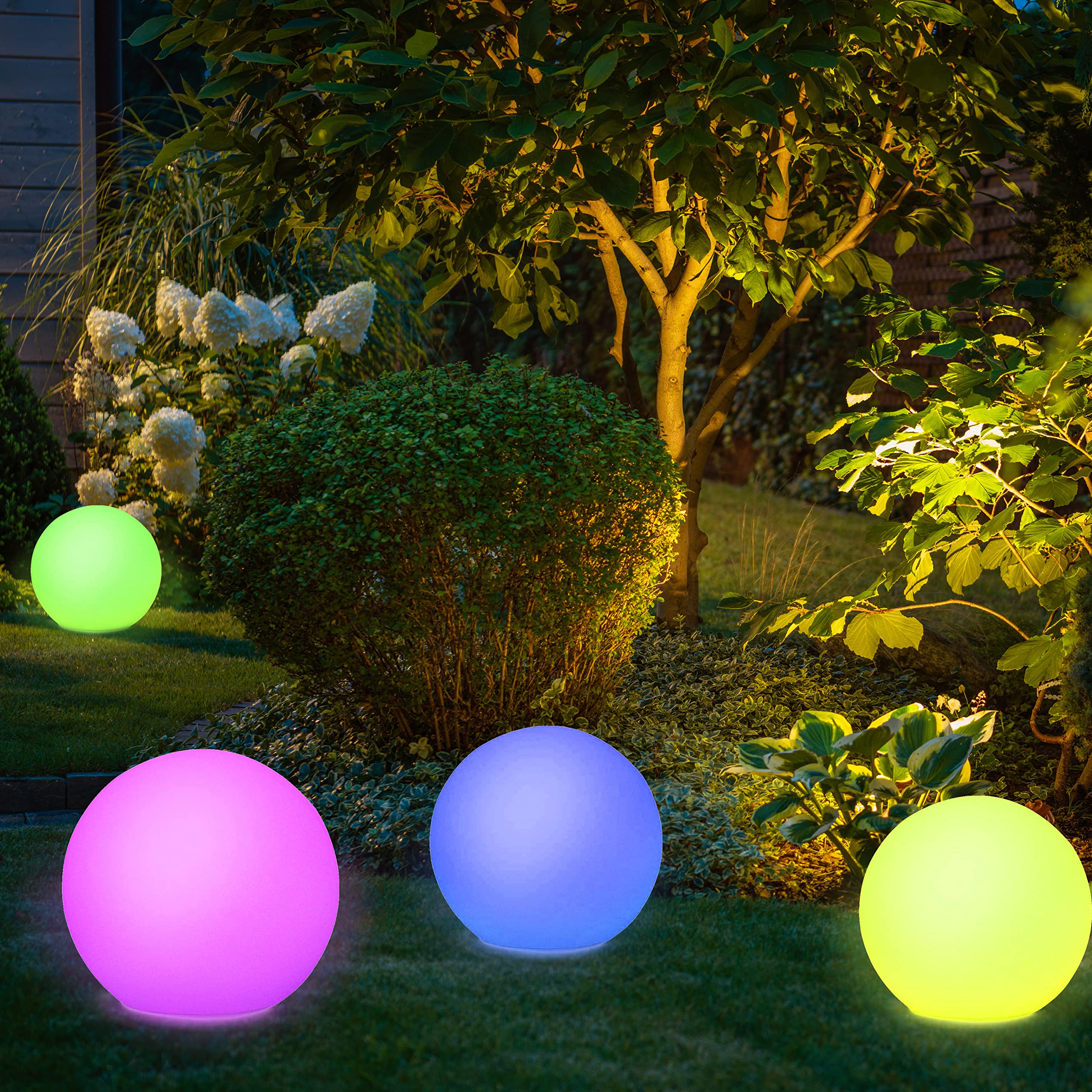 Lighted Orbs For The Garden Monster Smart Orb And Portable LED Light
