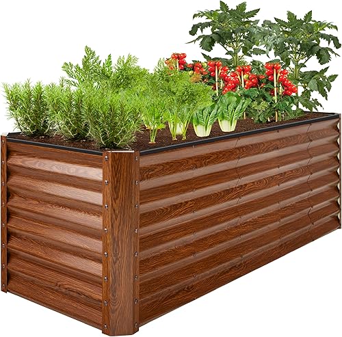 Miniatura 23 de Best Choice Products Cama de jardín elevada de metal para exteriores de 6 x 3 x 2 pies, maceta de raíces profundas para verduras, flores, hierbas