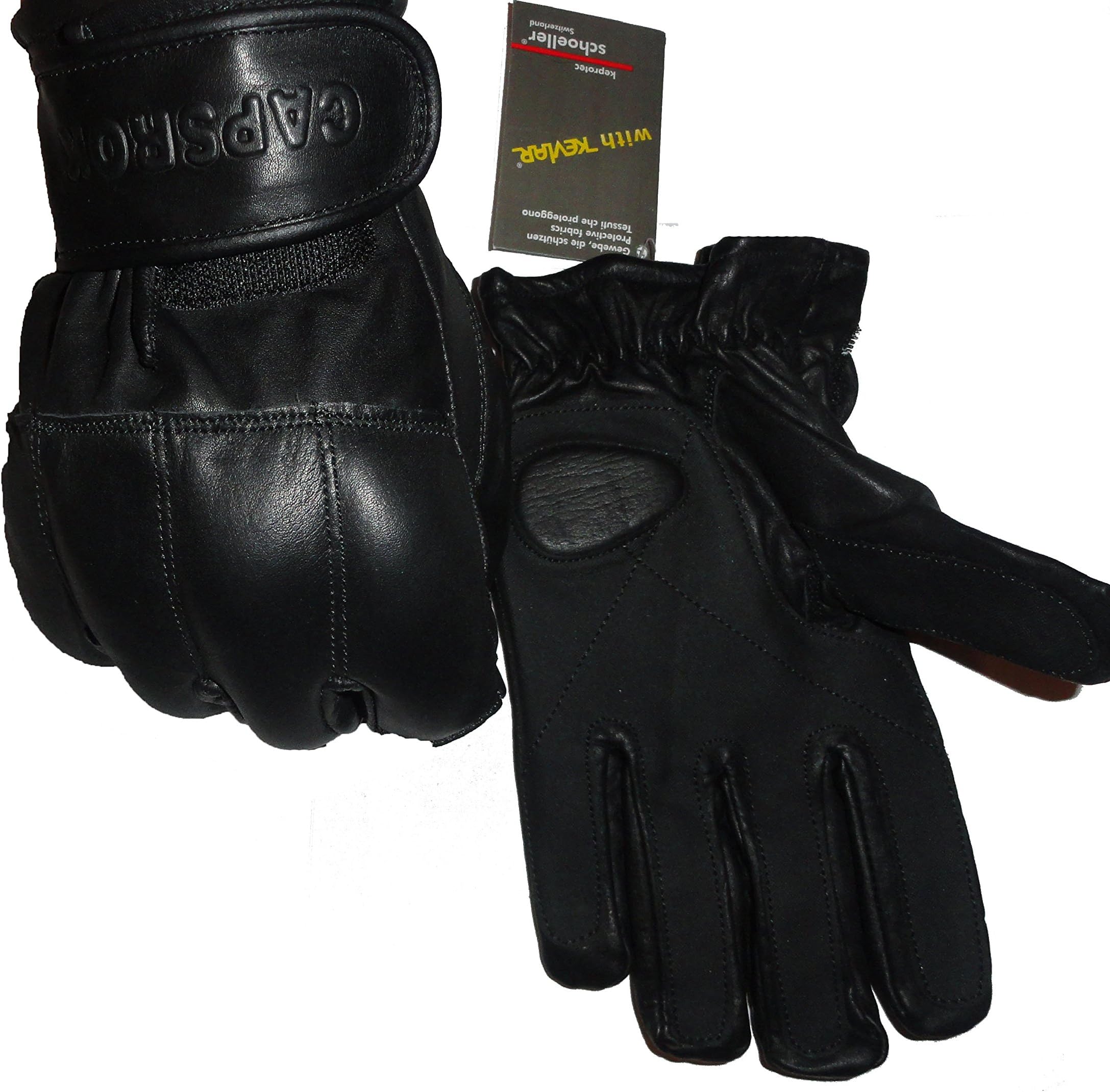 POLICE Professional DOORMAN Flexible LEAD SHOT FILED KNUCKLE PROTECTION KEVLAR GLOVES