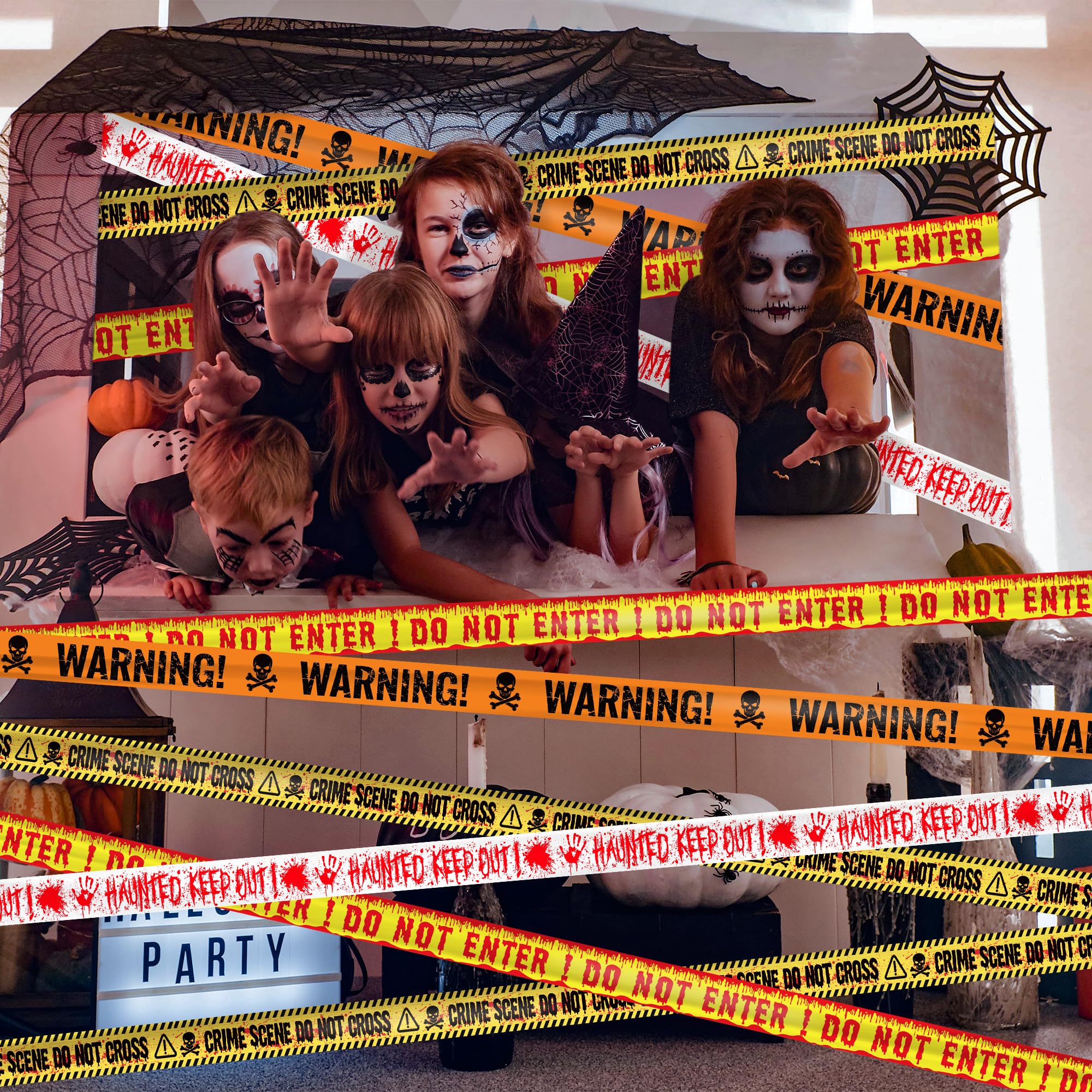 Halloween Caution Tape - Spooky Decorations -5