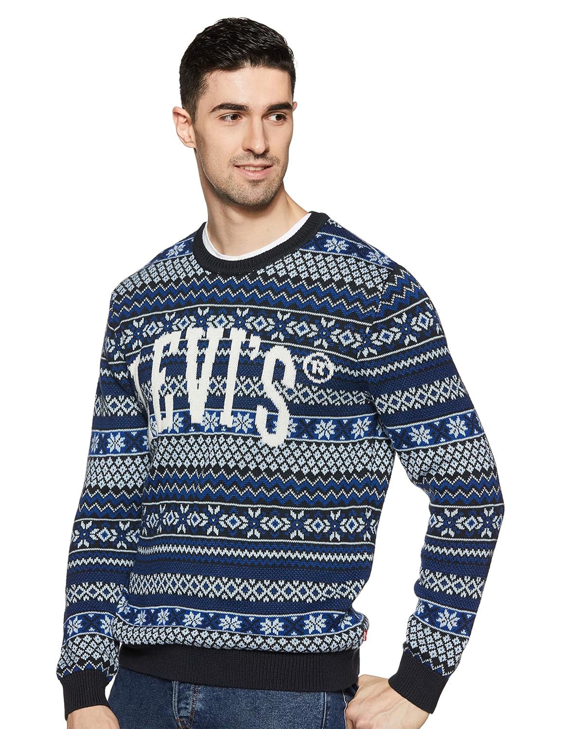 Levi's Men's Cotton Sweater (163710144_Multicoloured_XXL) Amazon.in Clothing & Accessories
