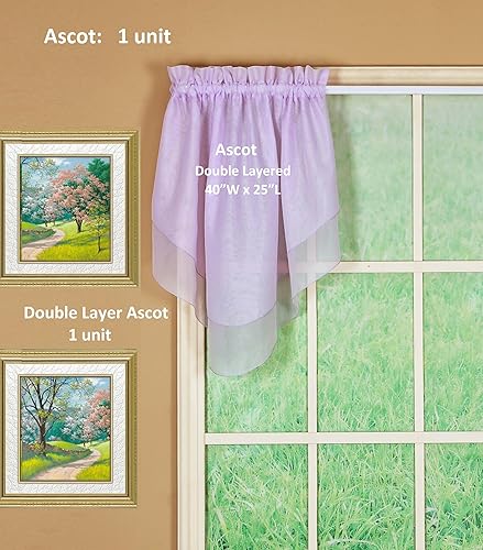 Vista 634 de Today's Curtain - Cortina Emelia de gasa original, panel de 84 pulgadas, negro, 60 pulgadas de ancho x 84 pulgadas de largo