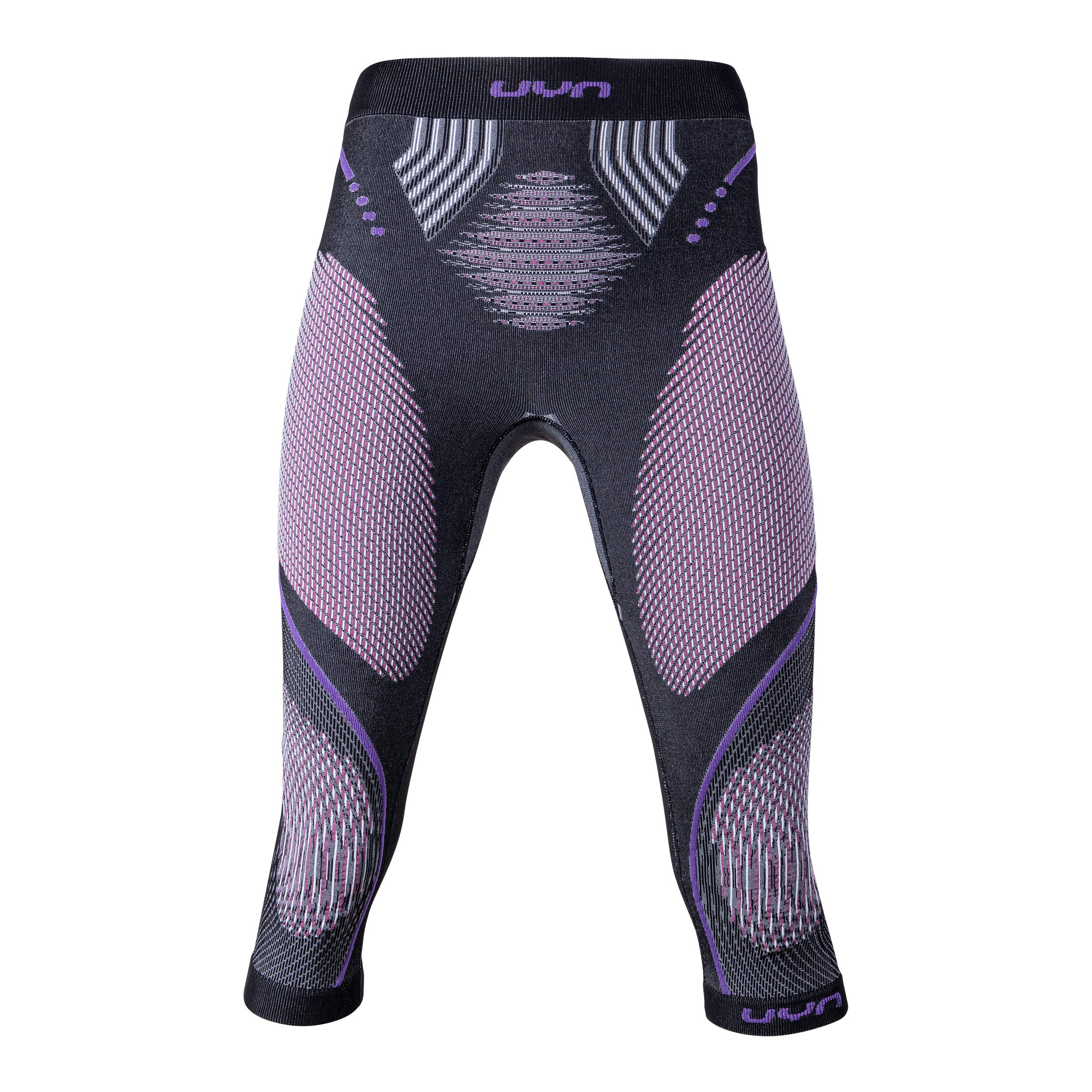 UYN U100052 EVOLUTYON UW MEDIUM MELANGE Pants Women's Anthracite Melange/Raspberry/Purple XL