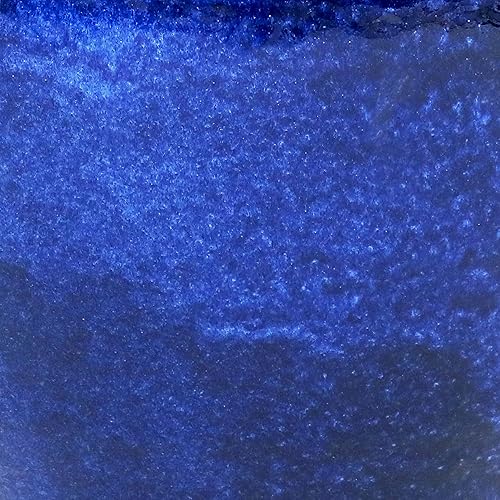 Miniatura 6 de Sunnydaze Chalet Maceta de cerámica para interiores y exteriores, resistente a los rayos UV y a las heladas, acabado esmaltado azul imperial, 9