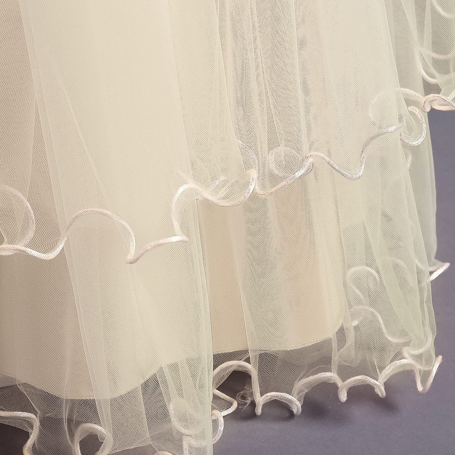 TTYAOVO Mädchen Blume Kleid Festzug Hochzeit Prinzessin Langes Ballkleid