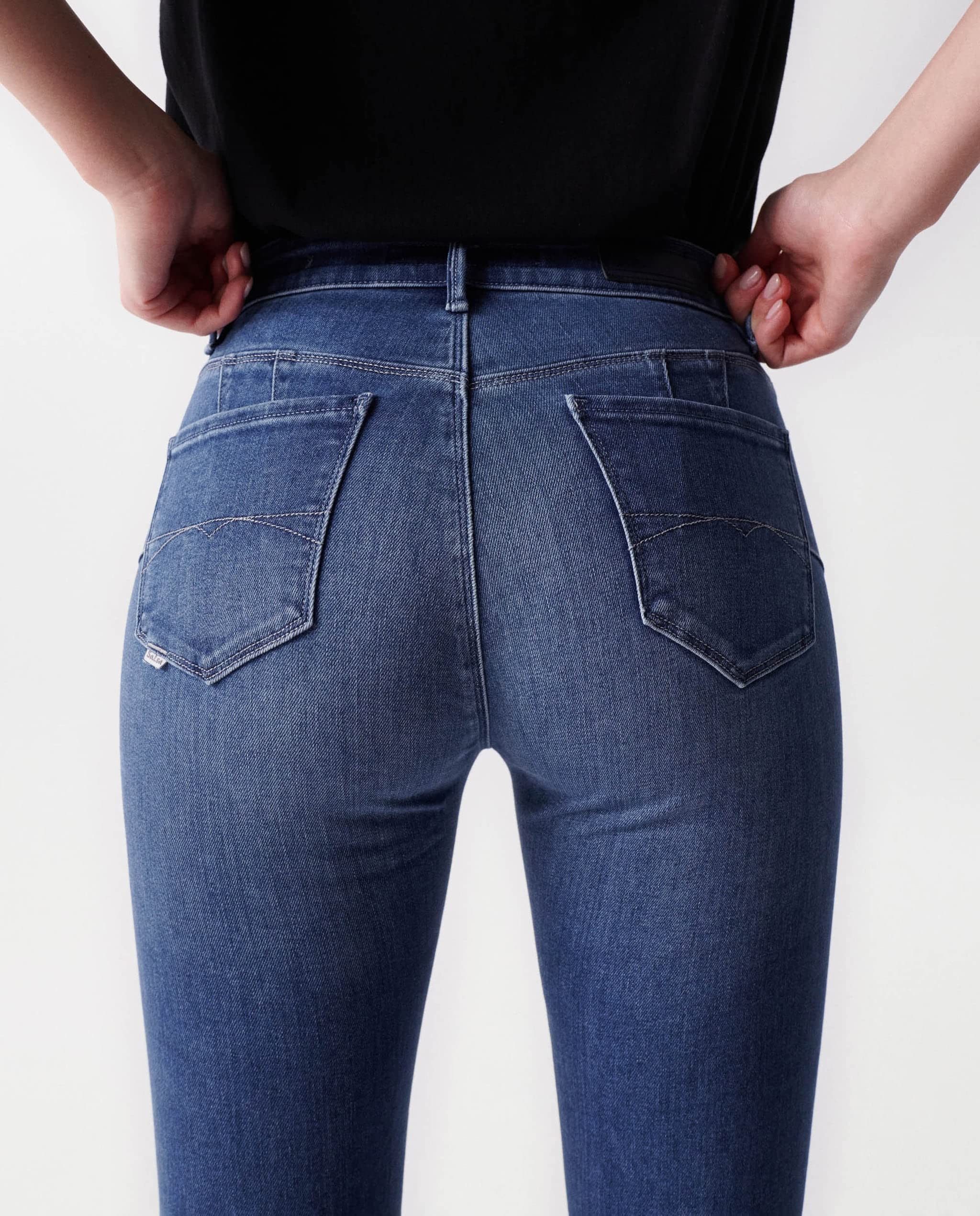 Salsa Destiny Push UP Skinny Jeans, Medium Wash