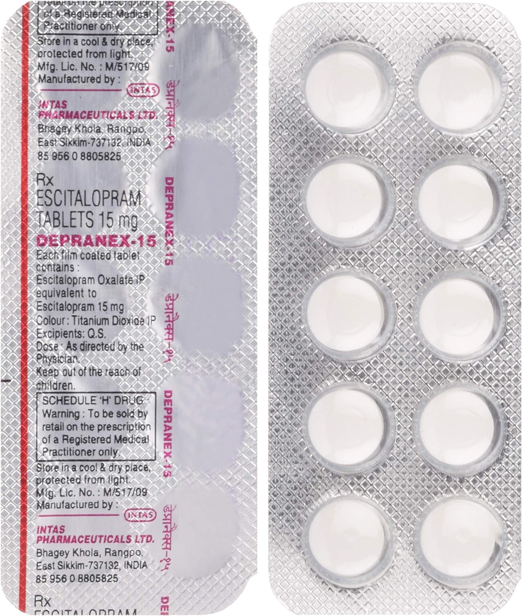 Depranex-15 - Strip of 10 Tablets