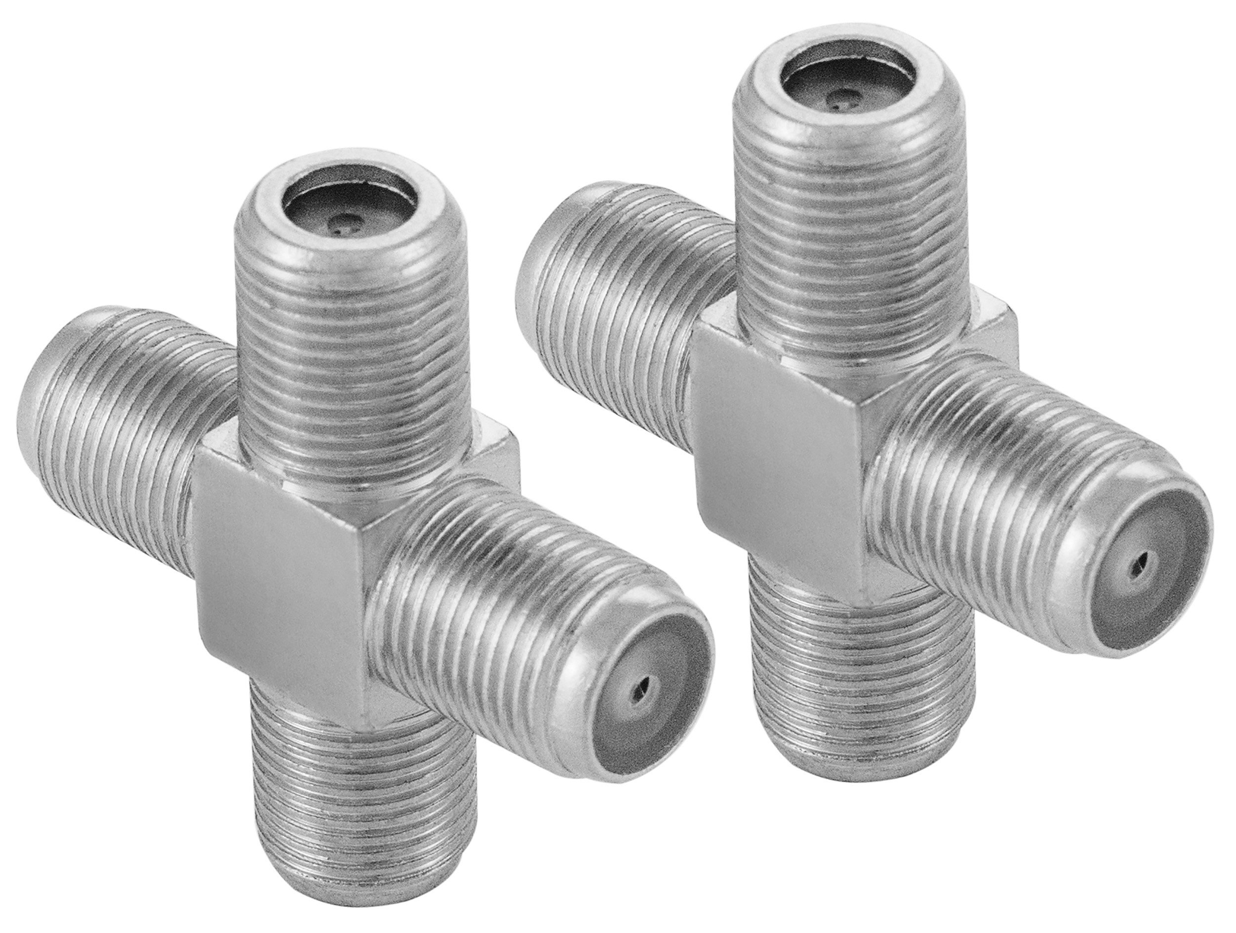 POPPSTAR 2x TV Sat TV Coax Distributore Coassiale A Croce - Foto 5