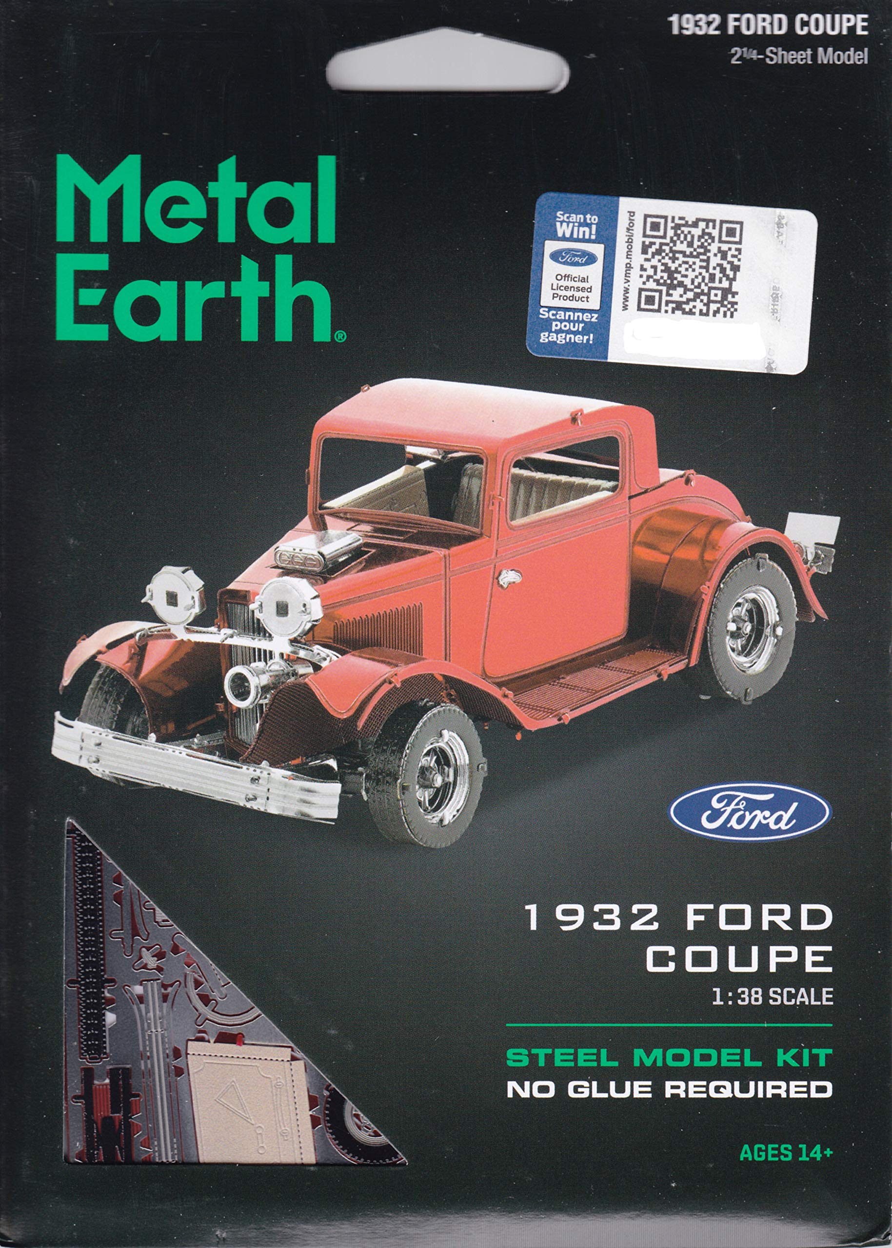 Amazon.com: Fascinations Metal Earth 1932 Ford Coupe 3D Metal