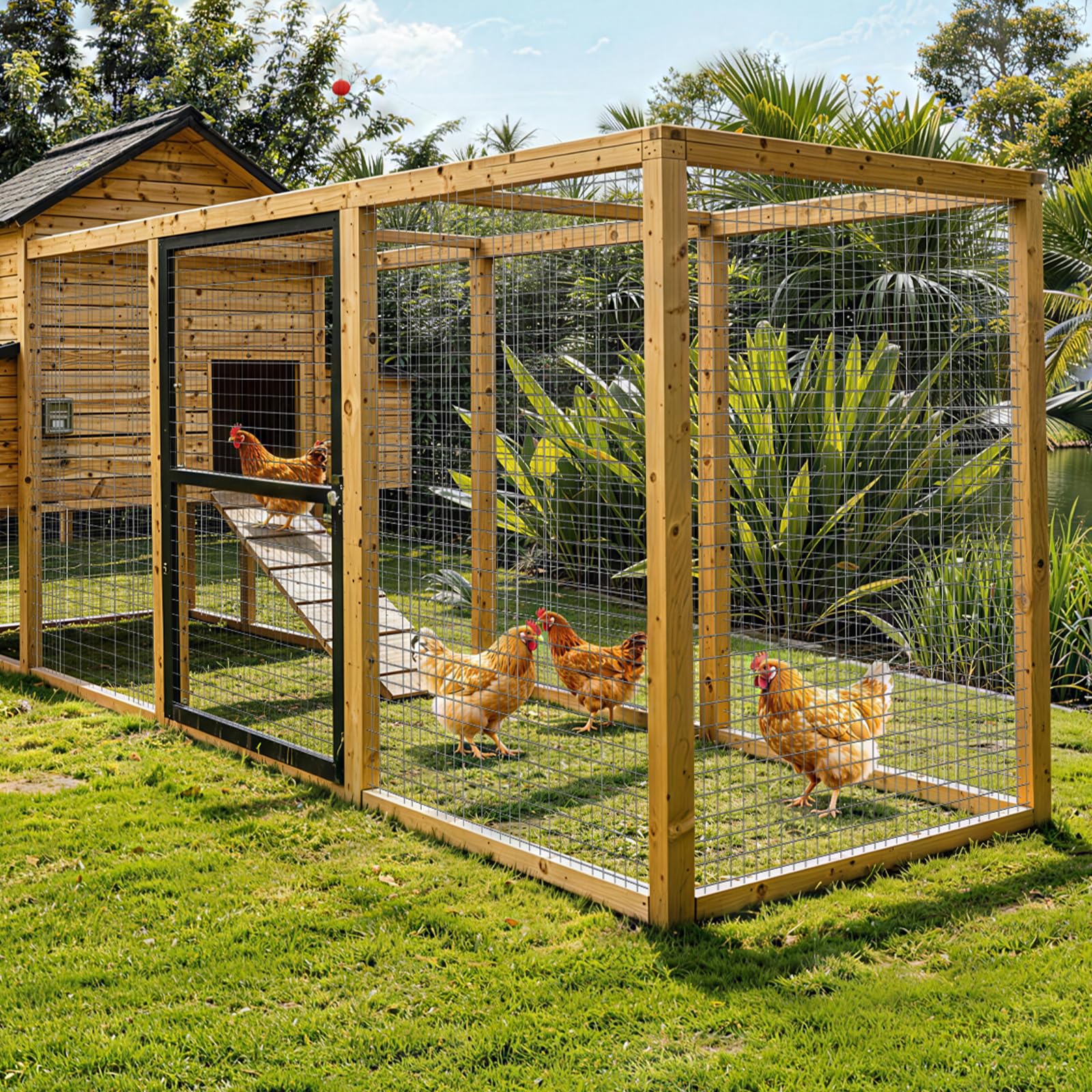 VEVOR Malla Metálica 1,8 m x 15,2 m, Malla de Alambre Cuadrada de 12,7 mm x 12,7 mm, Rejilla Metálica de Acero Galvanizado, Previene Ratones Ardillas Conejos para Jardín de Plantas Gallineros Finca
