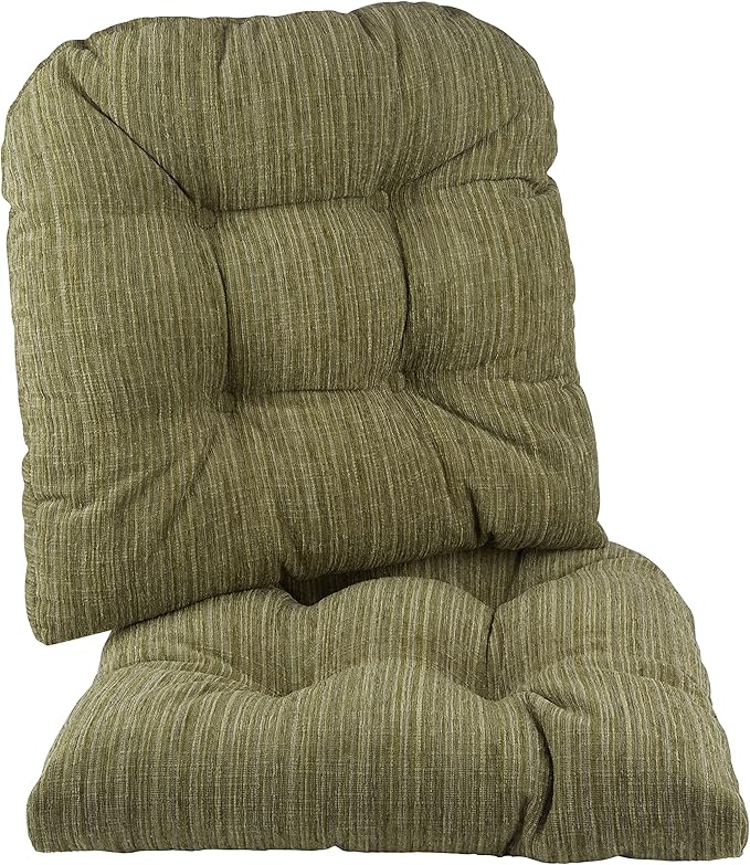 Klear Vu Gripper Overstuffed Universal NonSlip Dining Chair Cushions for Kitchen