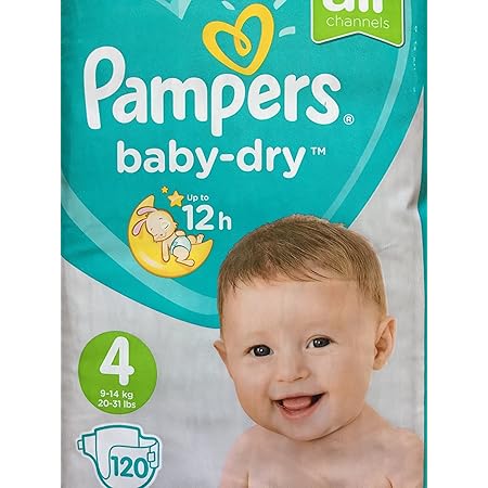 Pampers Baby Dry Nappies Size 4 (Giga 