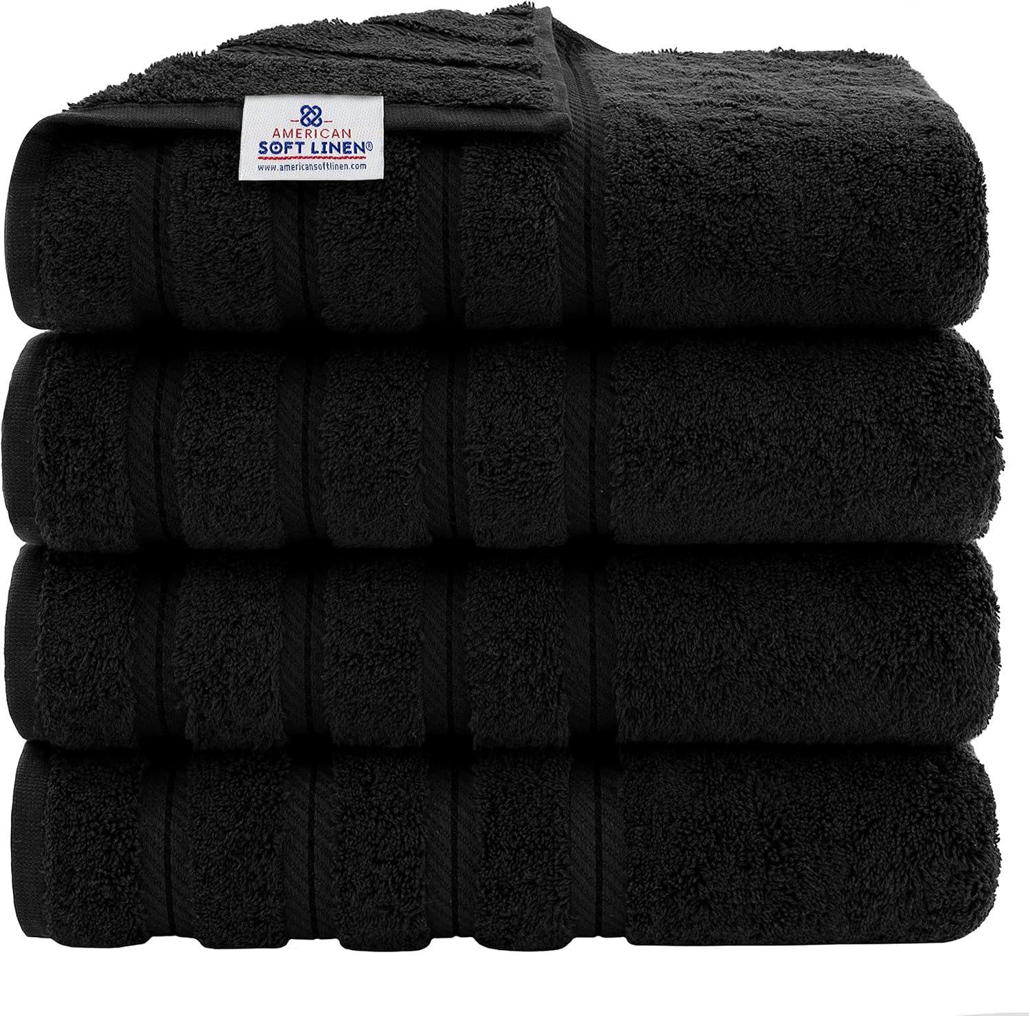 American Soft Linen 6 Piece Towel Set and 4 Piece Bath Towel Set Bundle