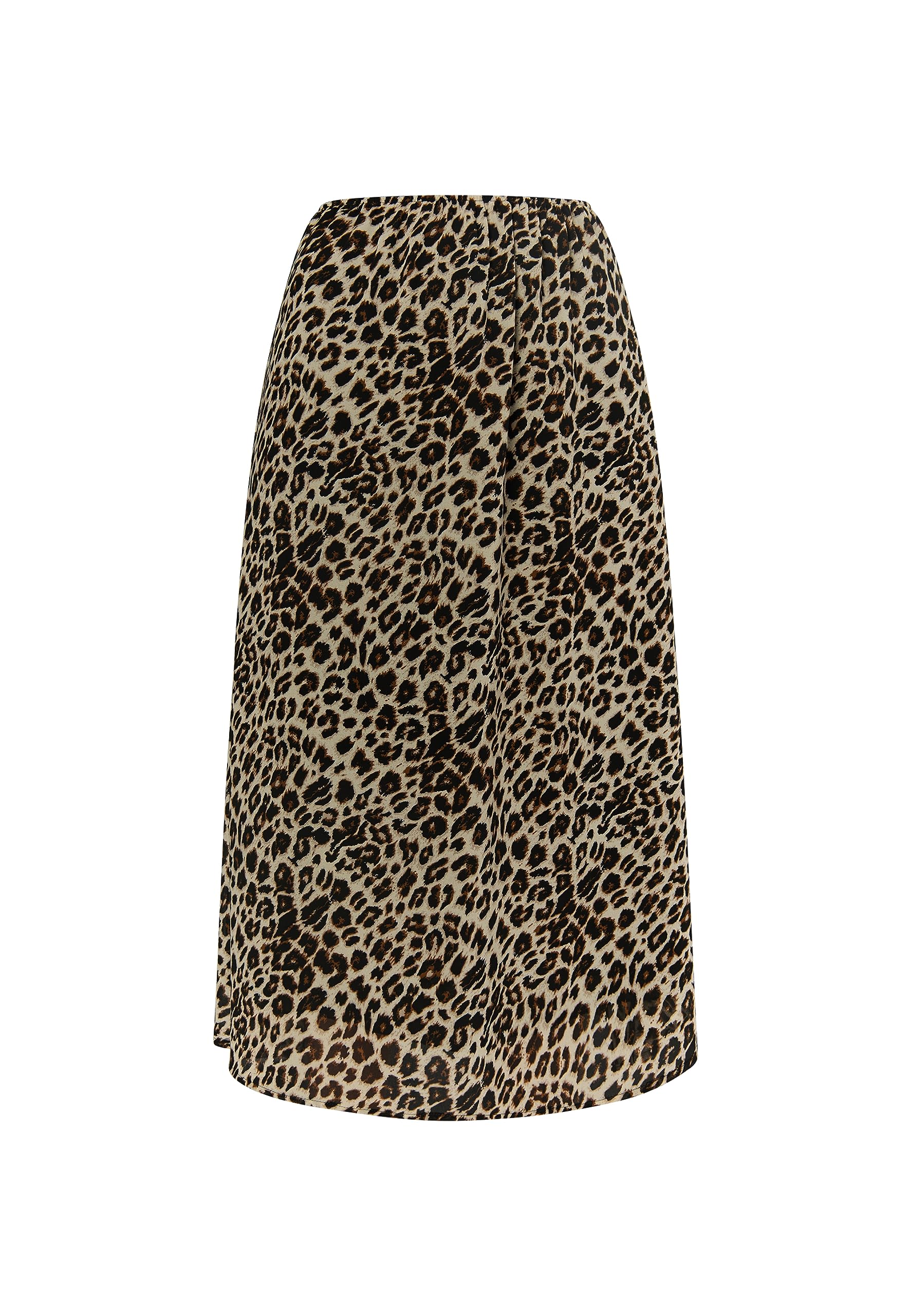 Jupe avec imprimé léopard femme coupe évasée - 5