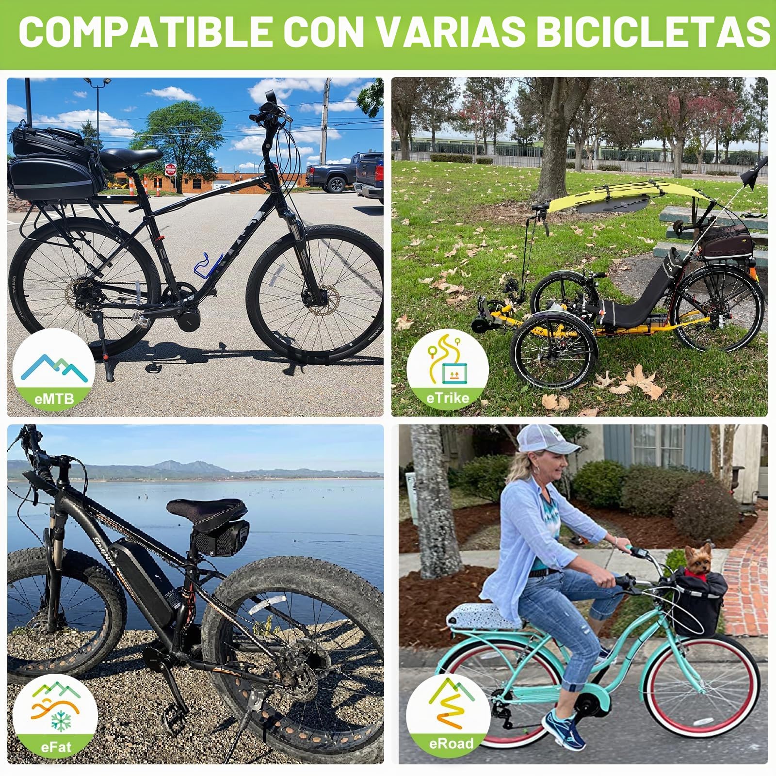 BAFANG BBS-HD 48V-1OOOW Motor Central G320 Kit de Conversión Eléctrica | Motor Central Kit de Motor Central con Batería (Opcional) y Pantalla LCD , Bielas de 68 73 100 120mm