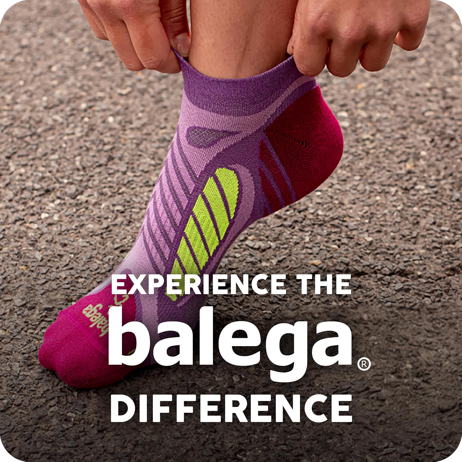 Balega Unisex Balega Ultralight No Show Athletic Running Socks for Men and Women (3-pack)