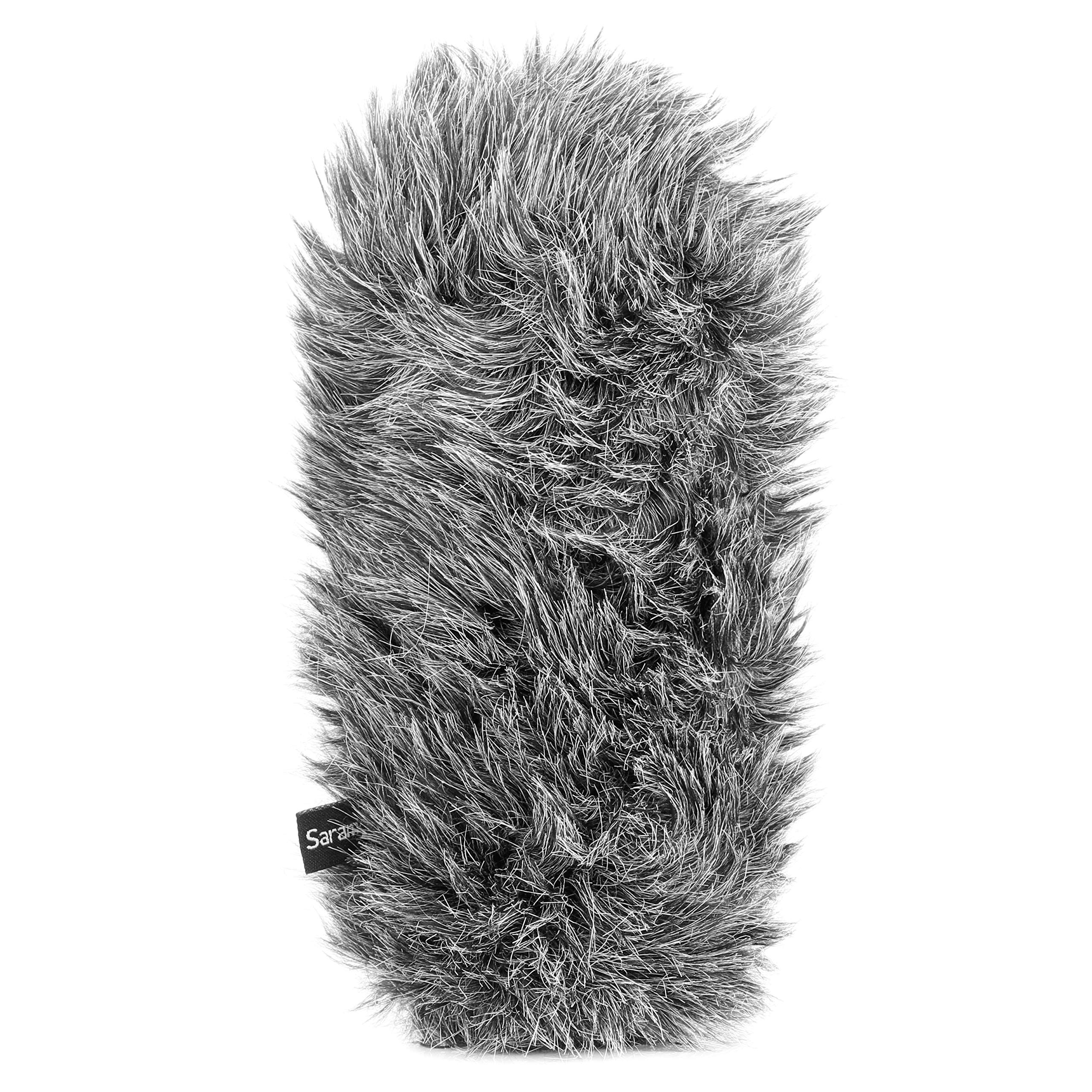 Saramonic VMIC Micrófono de video condensador estéreo con soporte de goma a prueba de golpes, filtro de paso alto, control de nivel, interruptores de alta fragancia, monitoreo y más, para cámaras