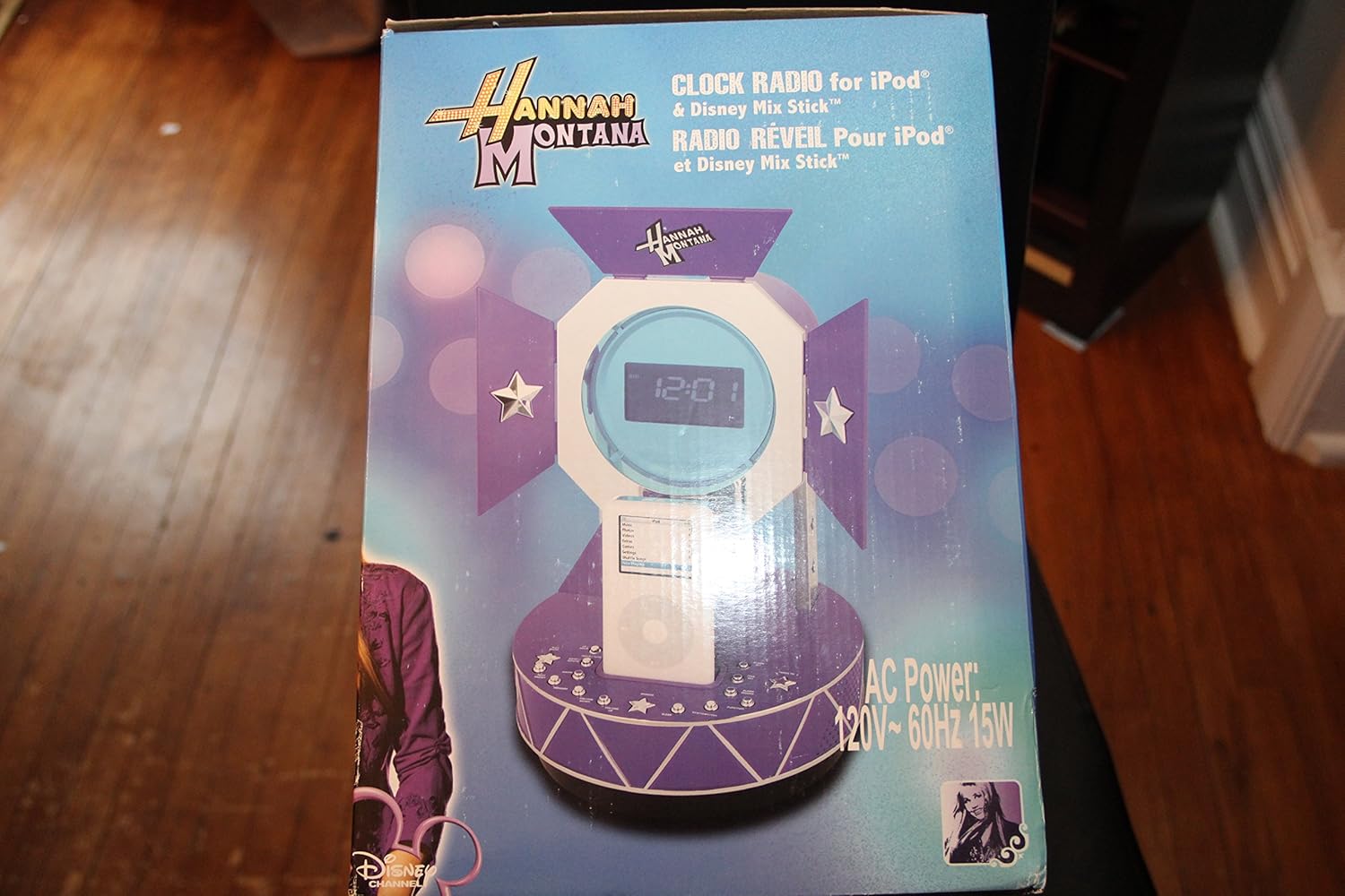 Disney Hannah Montana Alarm Clock Radio for iPod and MP3 Players