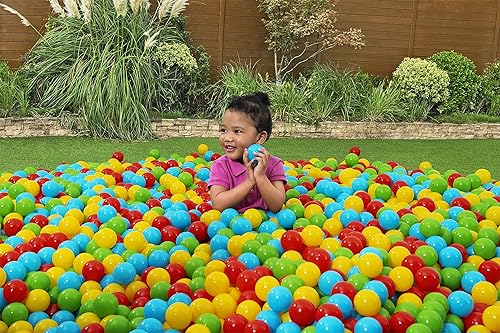 Miniatura 5 de Bestway Pelotas de plástico de 250 unidades  para juego en interiores, pozo de pelotas, gorilas