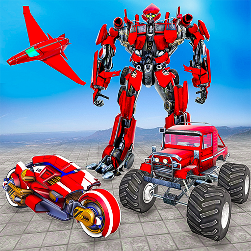 Robot Fighting Battle City - Car Transform Game