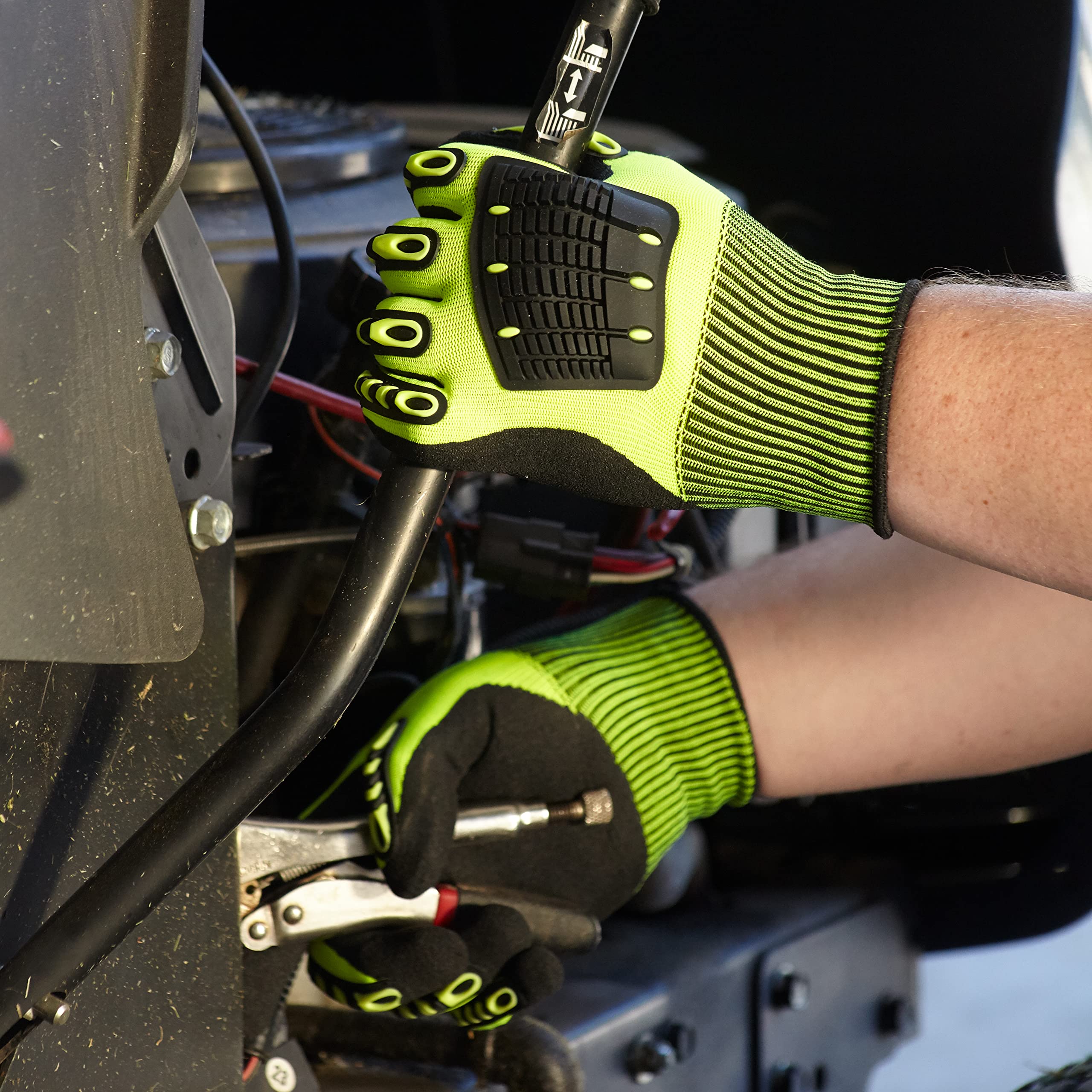 Wells Lamont mens 589 Work Gloves, Yellow, X-Large US