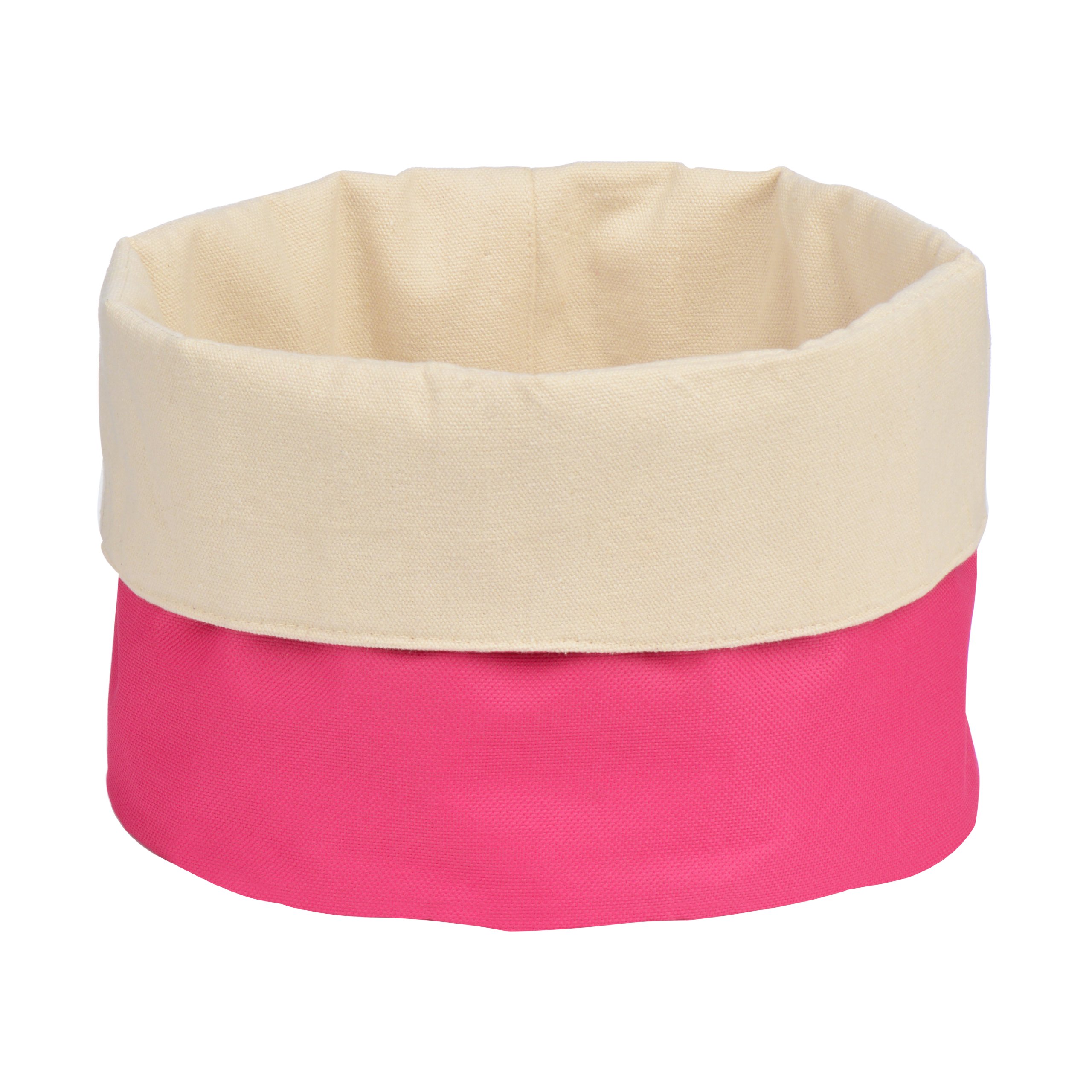Premier Housewares Bread Basket, Hot Pink/Cream