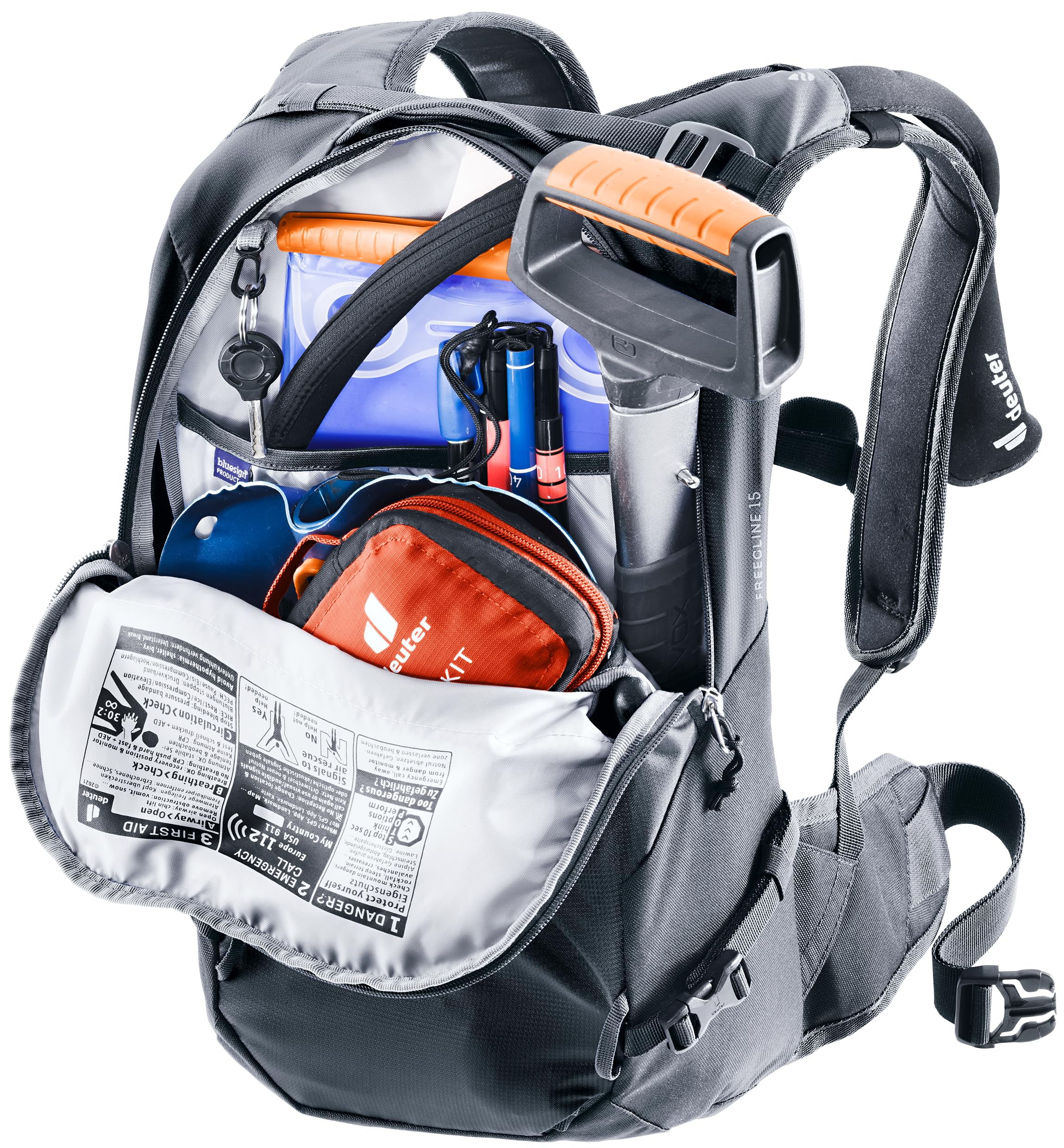 ドイター　deuter　バックプロテクター　バックパック　リュック Amazon.co.jp: [ドイター] バックパック フリークライン 15