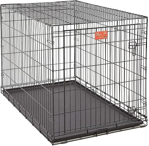 Miniatura 3 de MidWest Homes for Pets XL LifeStages - Jaula plegable para perros de una sola puerta de 48 pulgadas, seguridad mejorada, incluye bandeja a prueba de