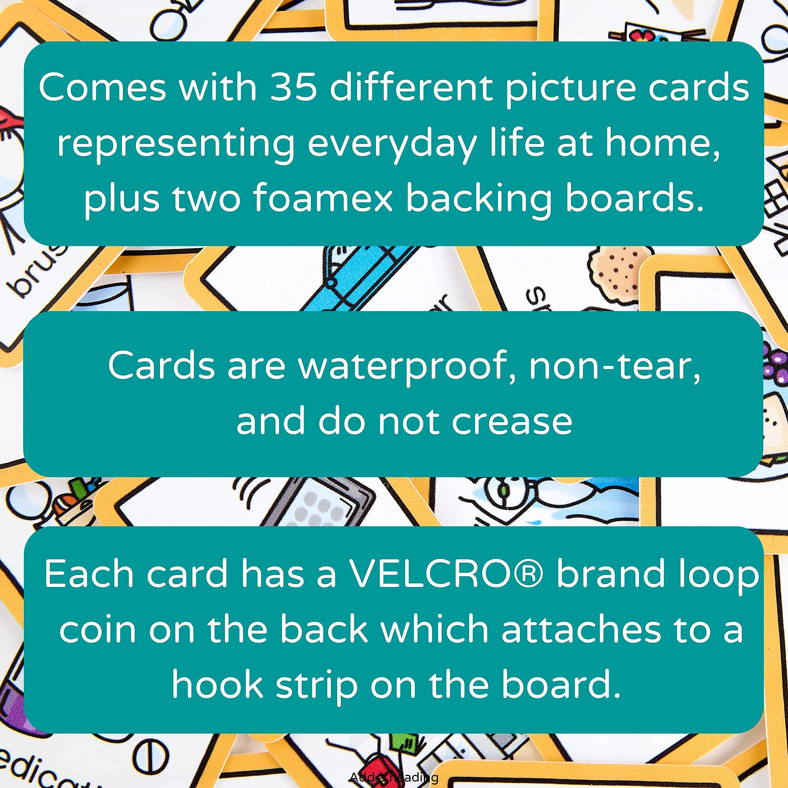 Create Visual Aids Visual Timetable For Home With 35 Picture Cards To