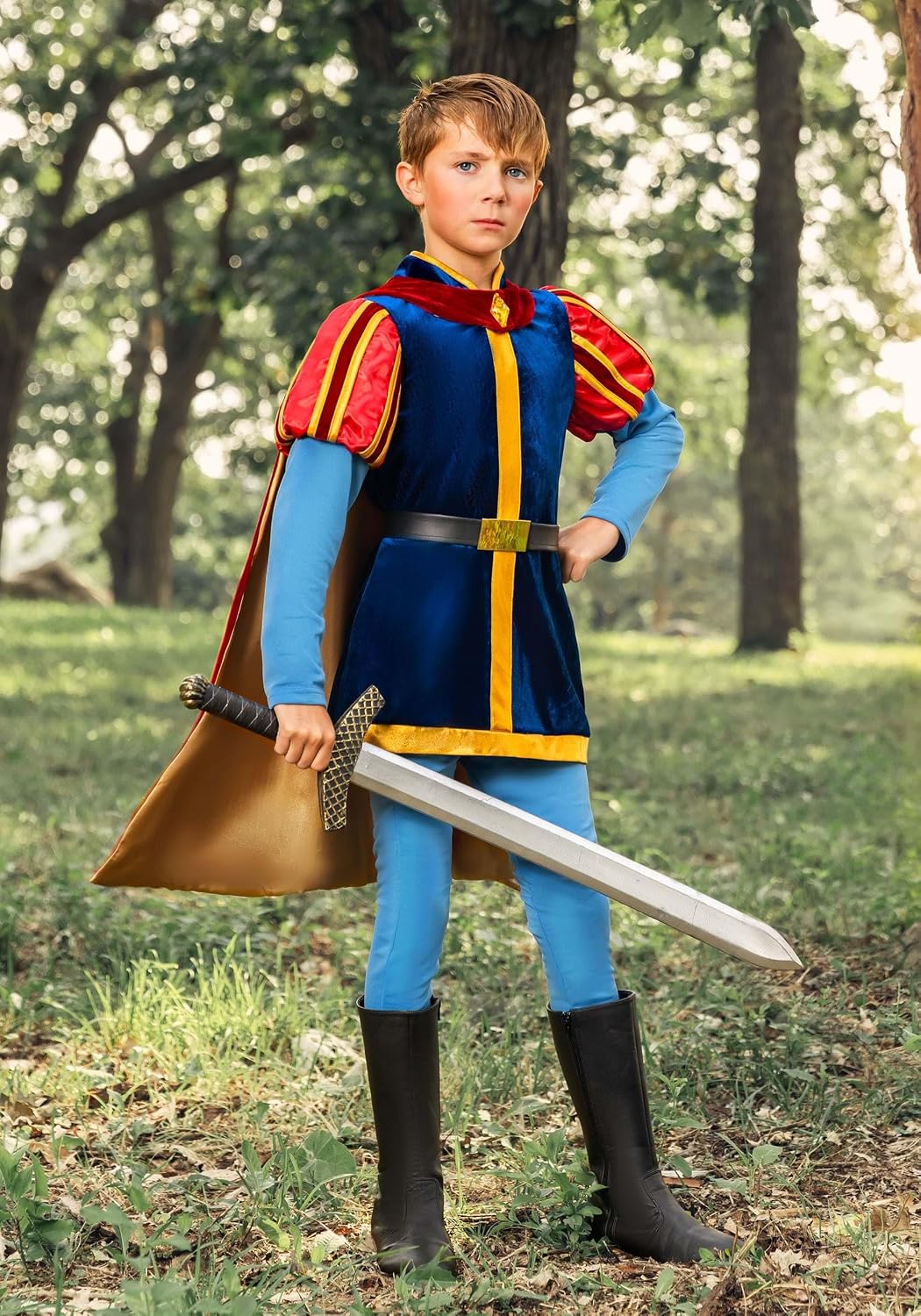 Disney's Sleeping Beauty Prince Phillip Costume, Kid’s Outfit for Boys, Halloween and Roleplay Outfit