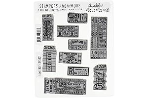 Tim Holtz Stampers Anonymous Cling Stamp Tholtz Ticketbooth
