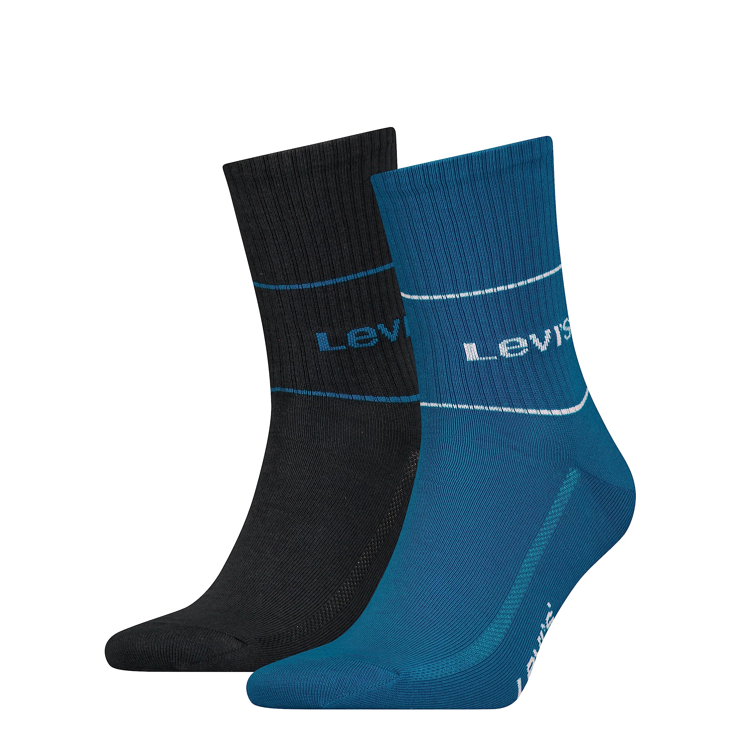 Levi's Unisex Sport Short socks, ocean depths, 35/38