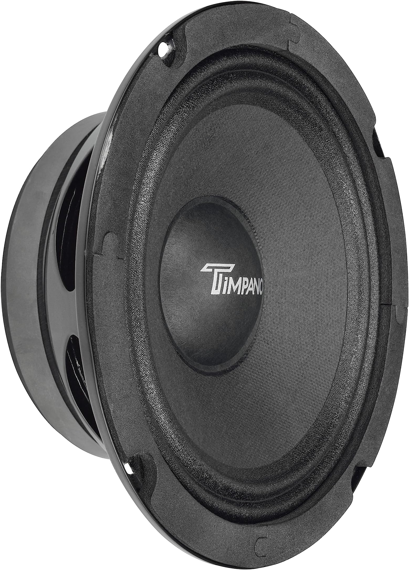 Timpano 6.5" Medium Shallow Speaker, 500 Watt Max Power TPT-MR6-4 PRO, 6.5 4 Ohm Mid-Range Speakers, Shallow Mount Car Audio Speaker,