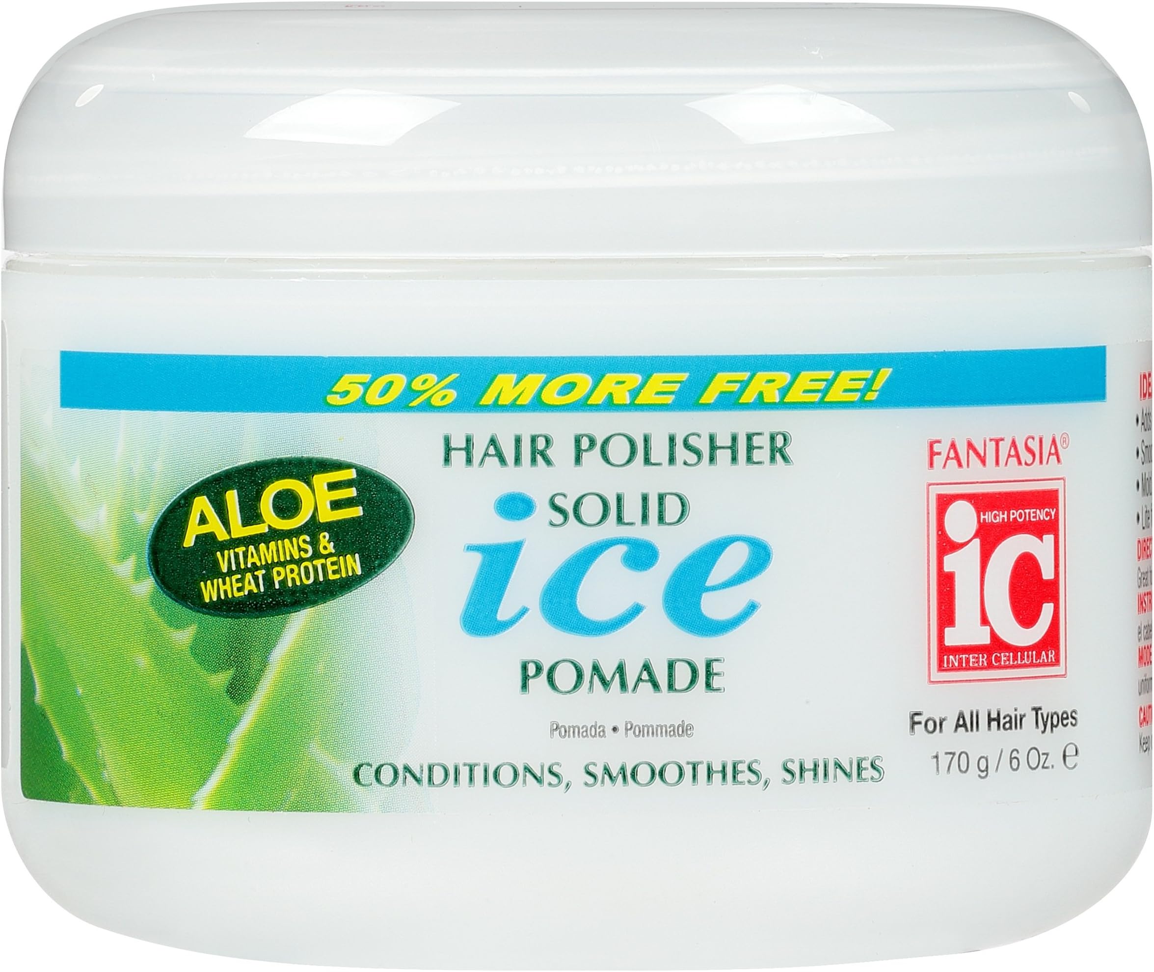 FantasiaIc Hair Polisher Solid Ice Pomade Bonus 6oz