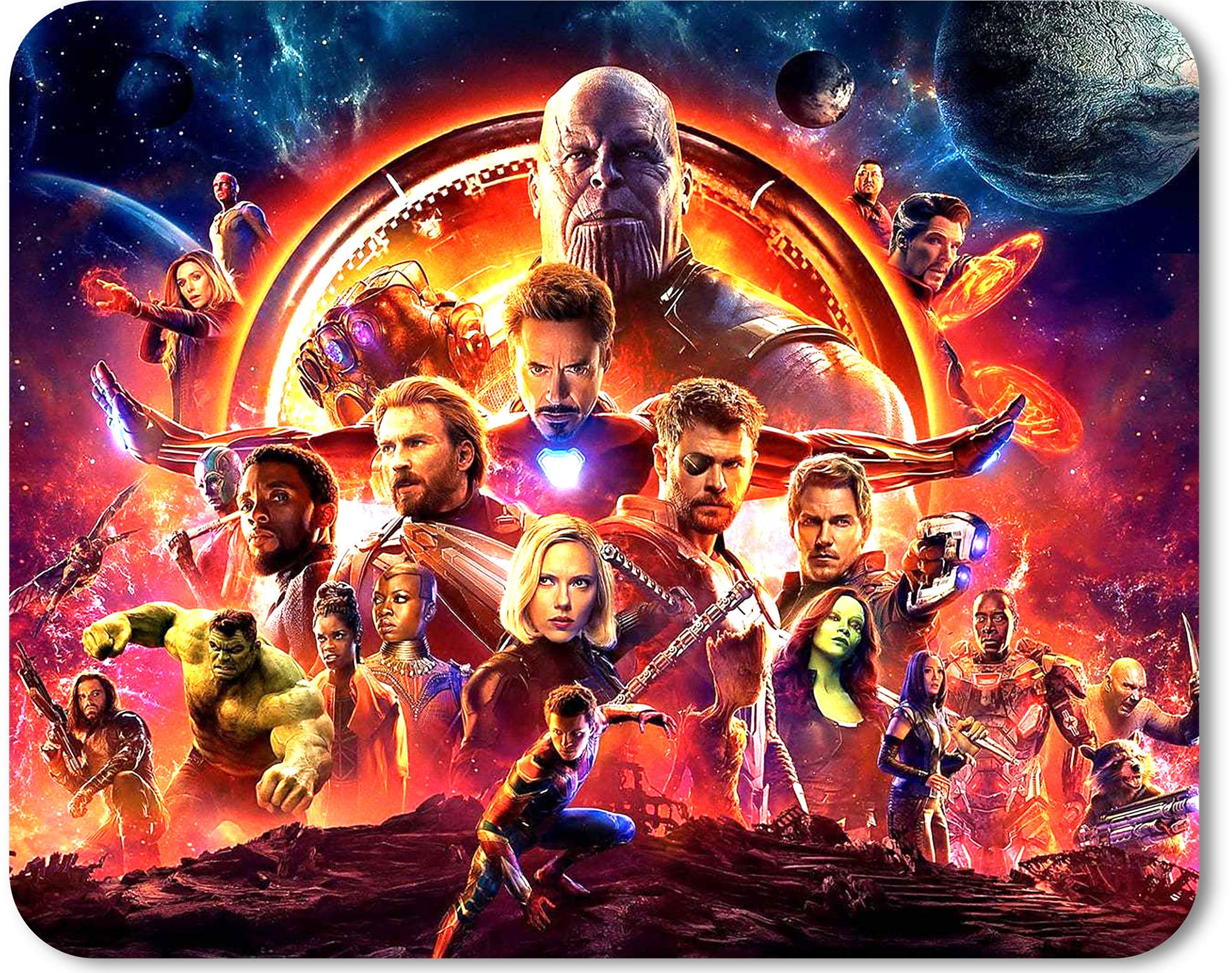 Nockout Designer Gaming Big Size Non-Slip Rubber Base Mouse Pad for Laptop and Computer |(24 cm x 20 cm)(MP_2077K)