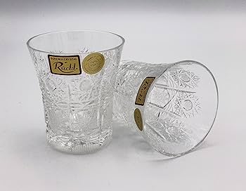 Amazon.co.jp: ボヘミアングラス クリスタル 500PK 冷酒グラス 2個