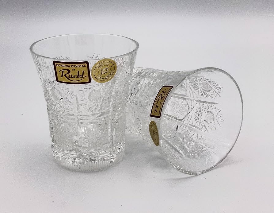 Amazon.co.jp: ボヘミアングラス クリスタル 500PK 冷酒グラス 2個