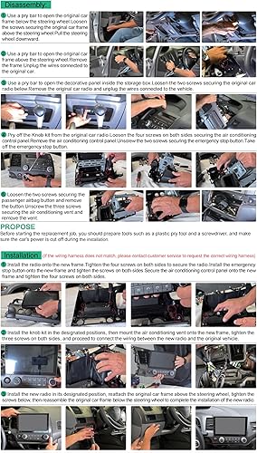 Miniatura 9 de CAMECHO Android 13 Estéreo de coche para Honda Civic 2006 2007 2008 2009 2010 2011, 10.1 pulgadas pantalla táctil inalámbrica Carplay Android Auto