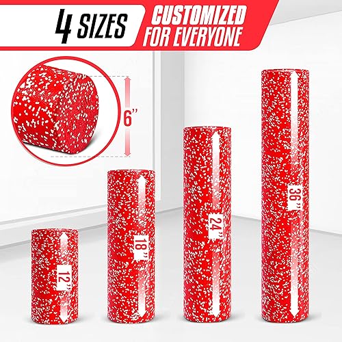 Miniatura 3 de Yes4All High-Density EPP Round Back Roller Foam, Exercise Foam Roller for Yoga, Pilates & Stretching - 12, 18, 24, 36 inch
