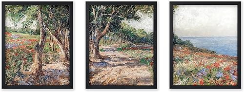 Miniatura 76 de Poster Master Póster de ilustración vintage de 3 piezas, impresión botánica retro, arte de pared sin marco de 8 x 10 pulgadas, regalo para artista,