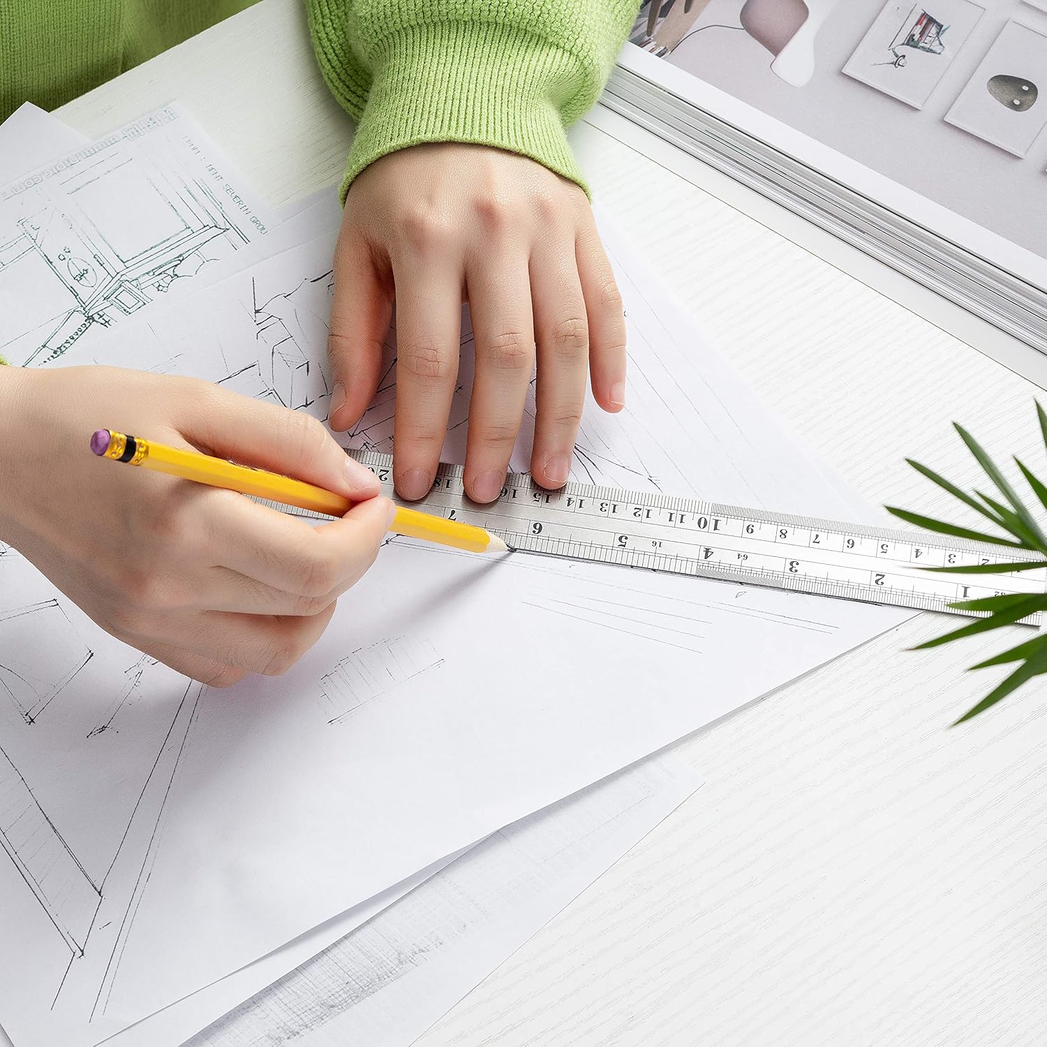 🛒 Crаzу Dеаlѕ Mr. Pen Steel Rulers, 6 inch and 12 inch Metal Rulers, Pack of 2 Chеареѕt 🛒 Mr. Pen Steel Rulers, 6 inch and 12 inch Metal Rulers, Pack of 2