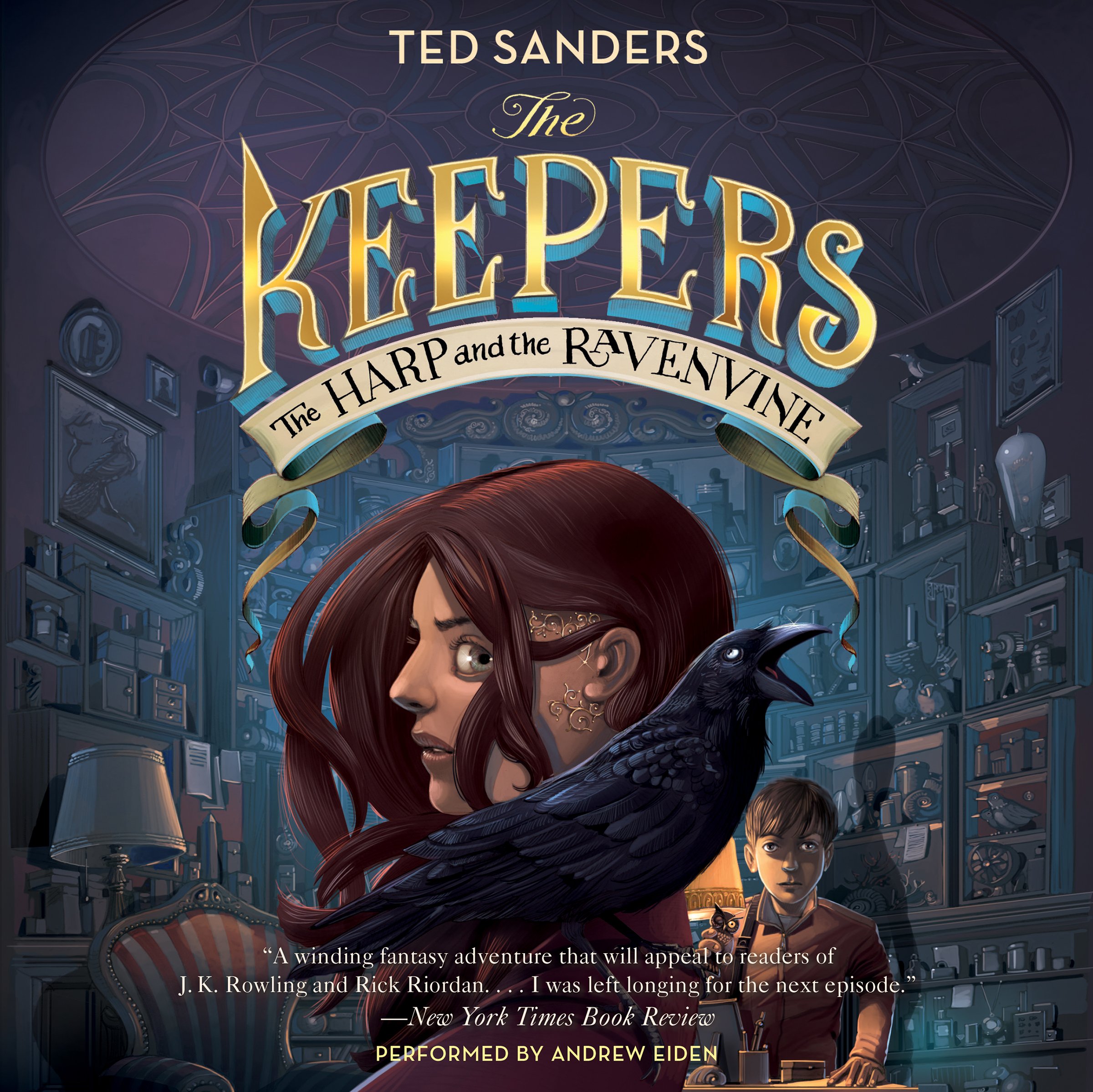 Cover art for The Keepers #2: The Harp and the Ravenvine