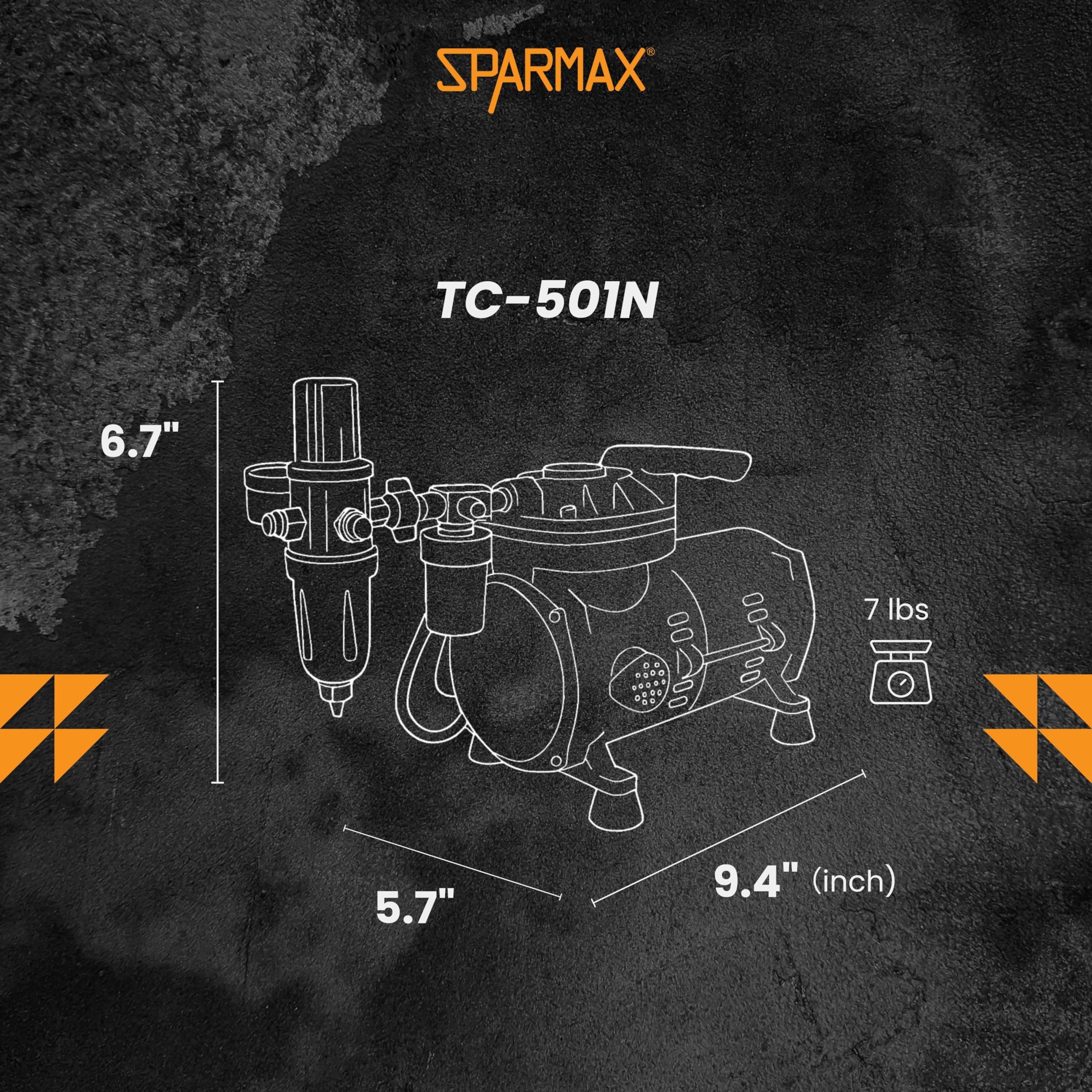 Amazon.com: Sparmax Achieve TC501N Compressor : Arts, Crafts & Sewing