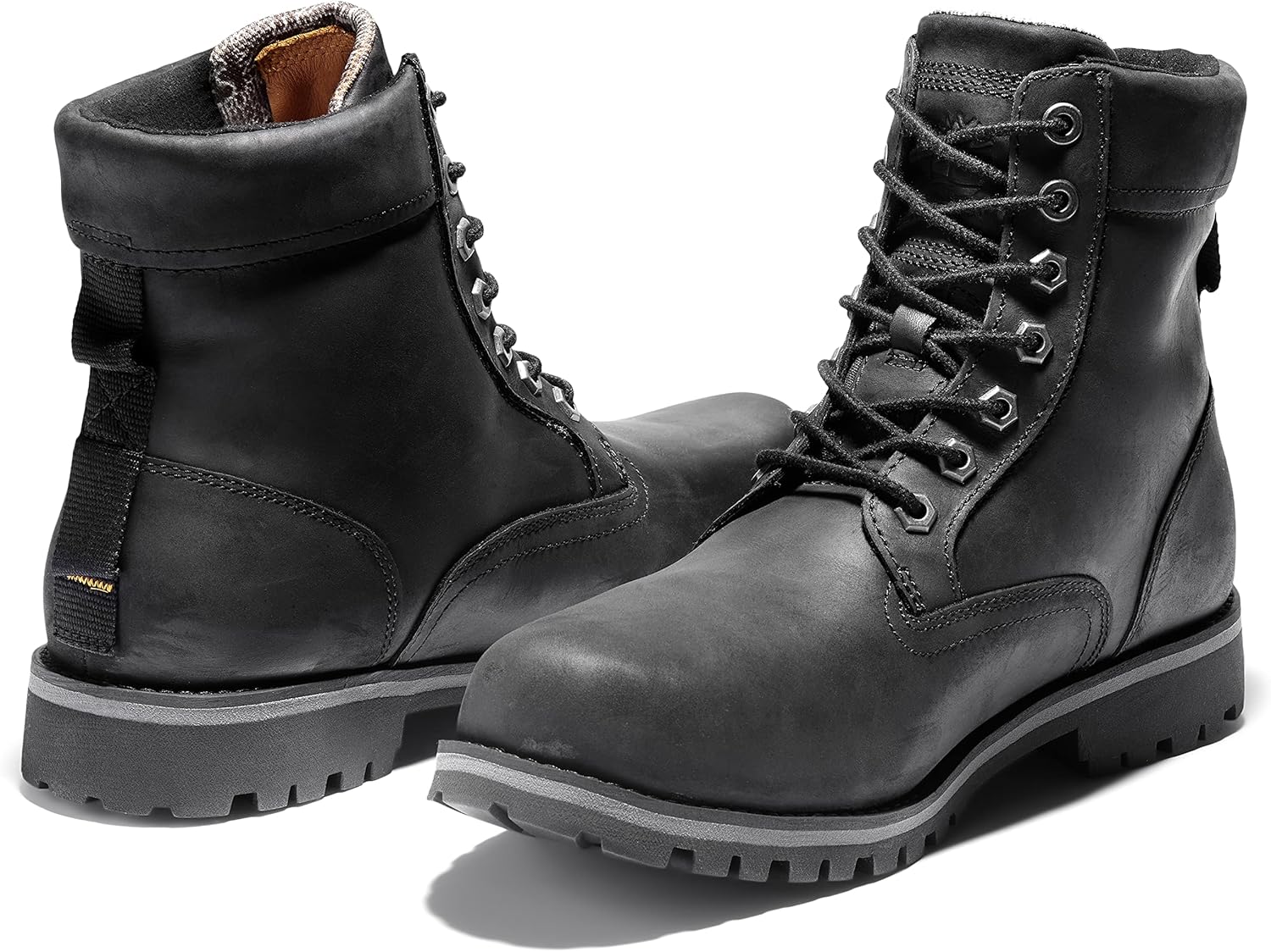 Timberland Men's Earthkeepers Rugged Boot 7.5 Black Full Grain