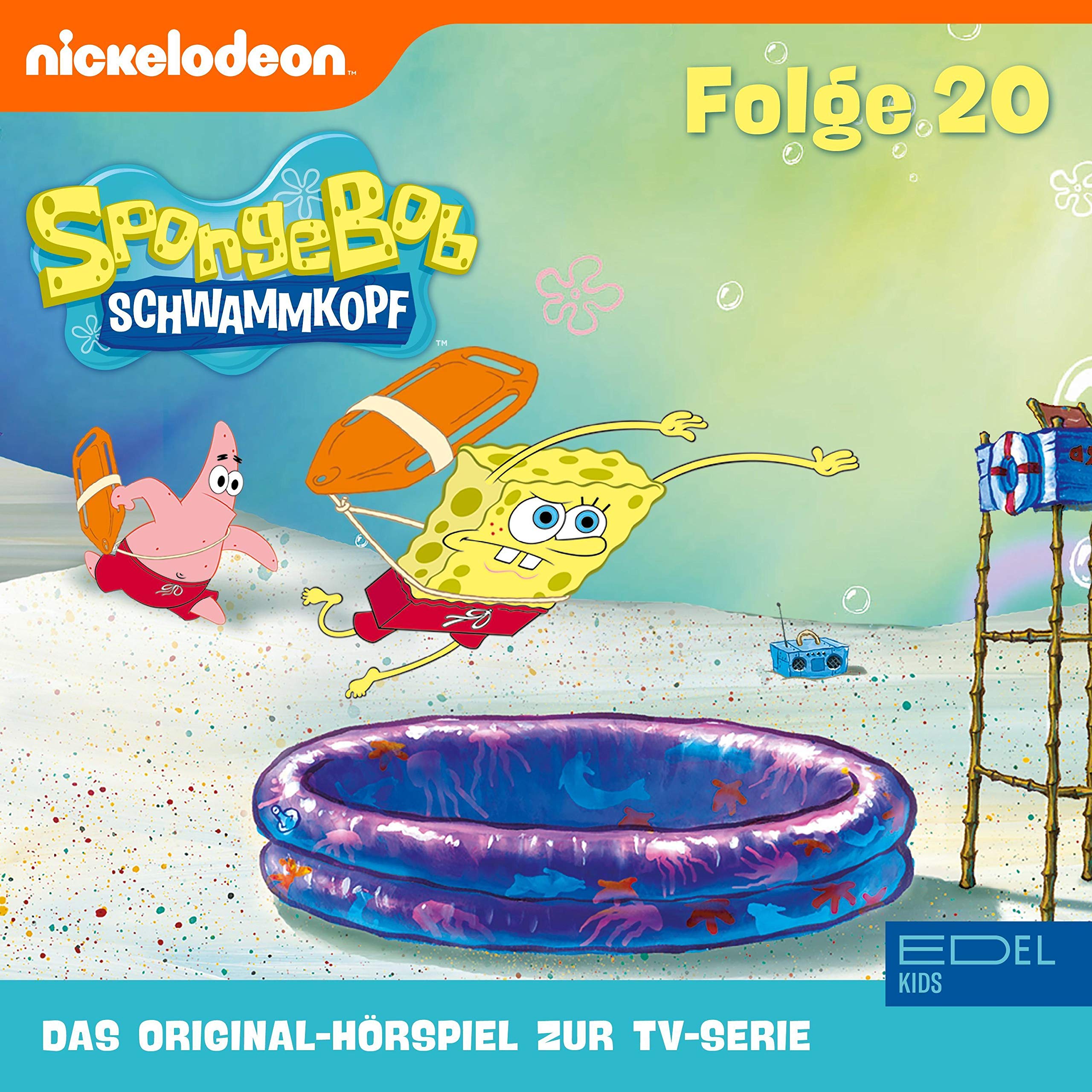 Cover art for SpongeBob Schwammkopf 20. Das Original-Hörspiel zur TV-Serie